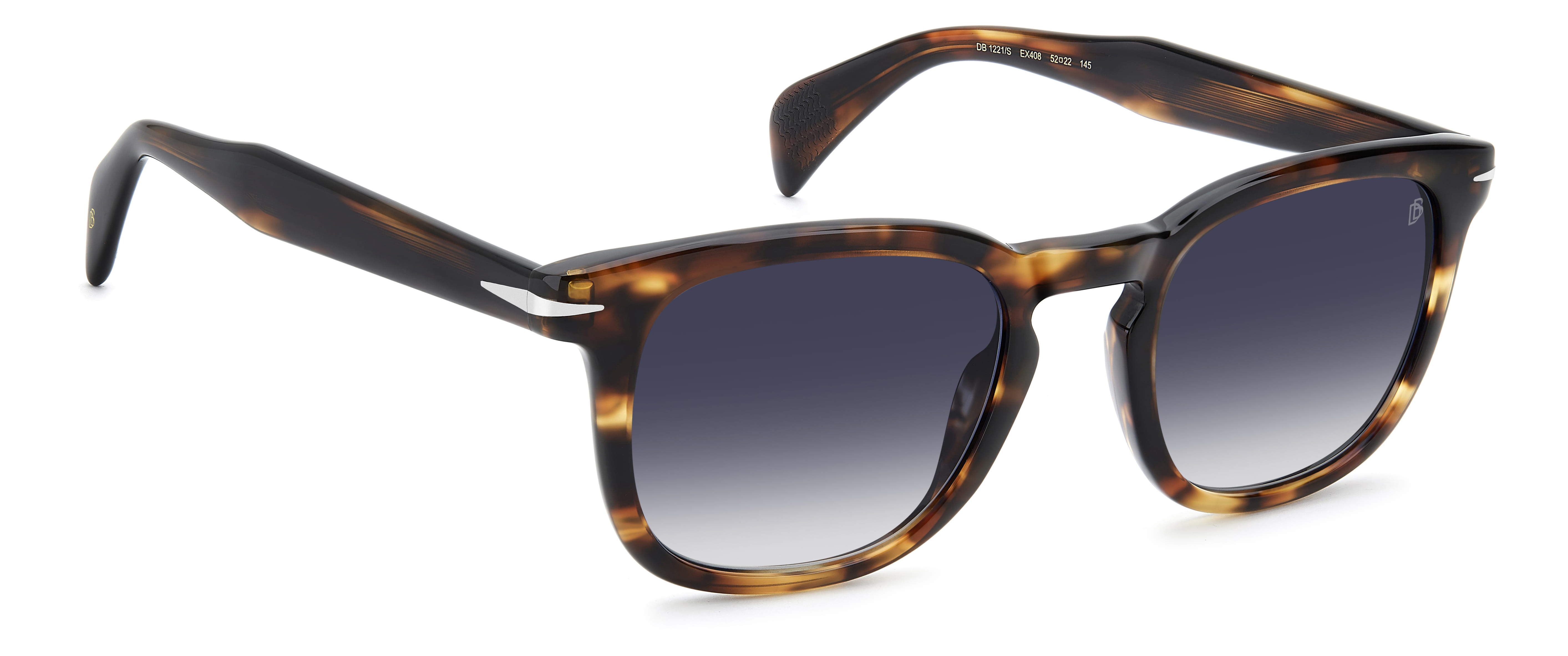 DAVID BECKHAM DB 1221/S EX408 CAT.3 DB 1221/S Sunglass Havan Sunglass — Havana frame — view 2