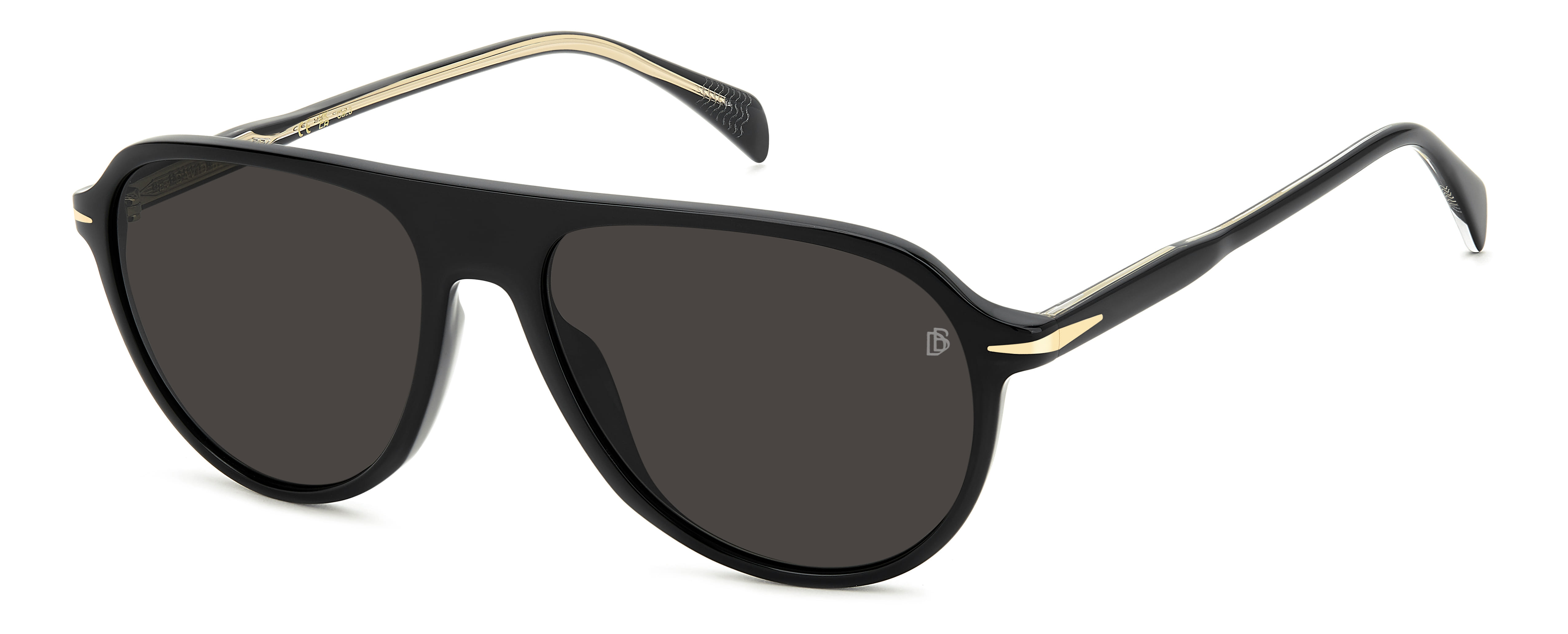 DAVID BECKHAM DB 1200/S 807IR CAT.3 DB 1200/S Sunglass Black — Black frame