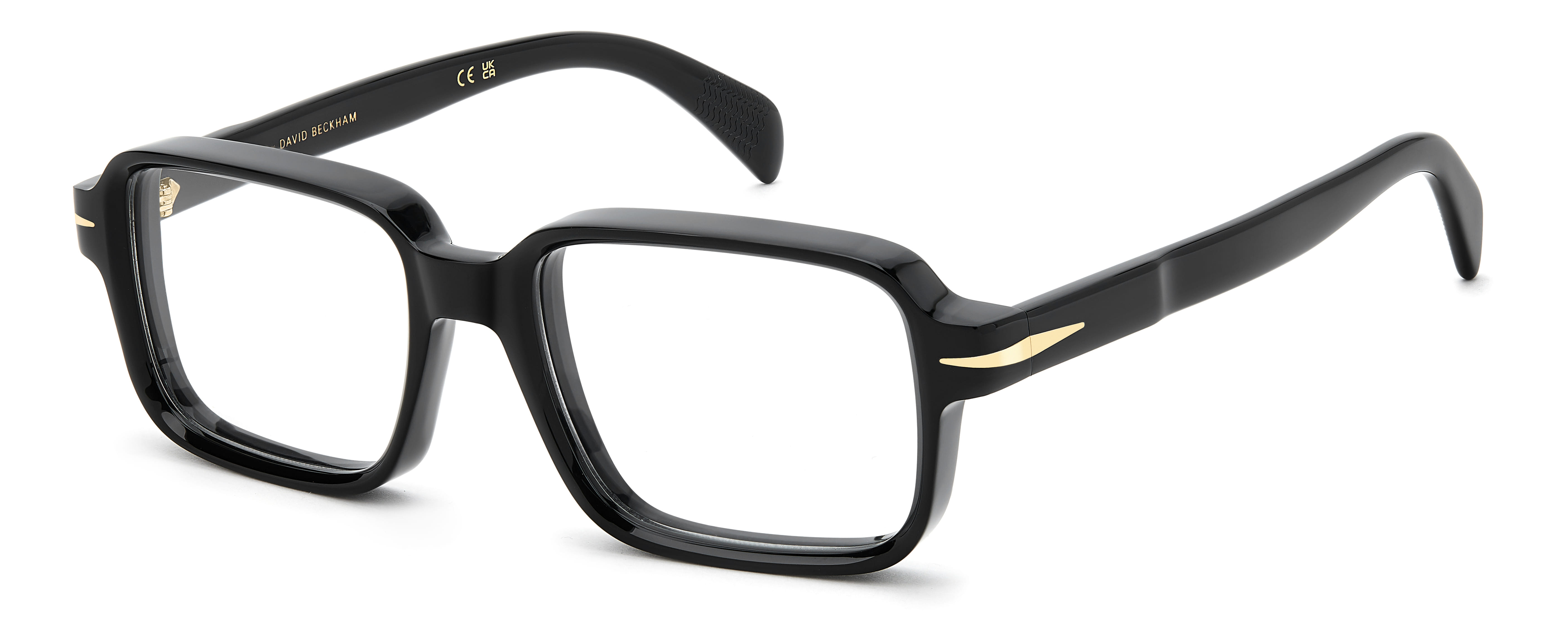 DAVID BECKHAM DB 7167 807 DB 7167 Frame Black Male Full Shel Frame — Black frame — alternate view