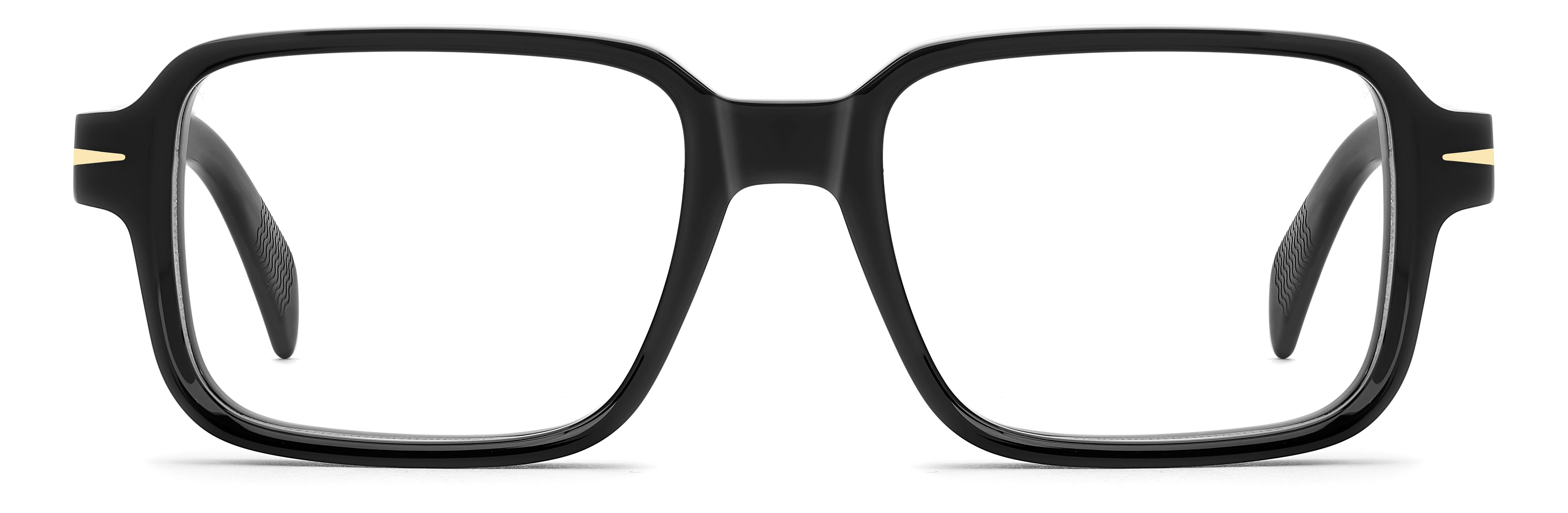 DAVID BECKHAM DB 7167 807 DB 7167 Frame Black Male Full Shel Frame — Black frame — view 3