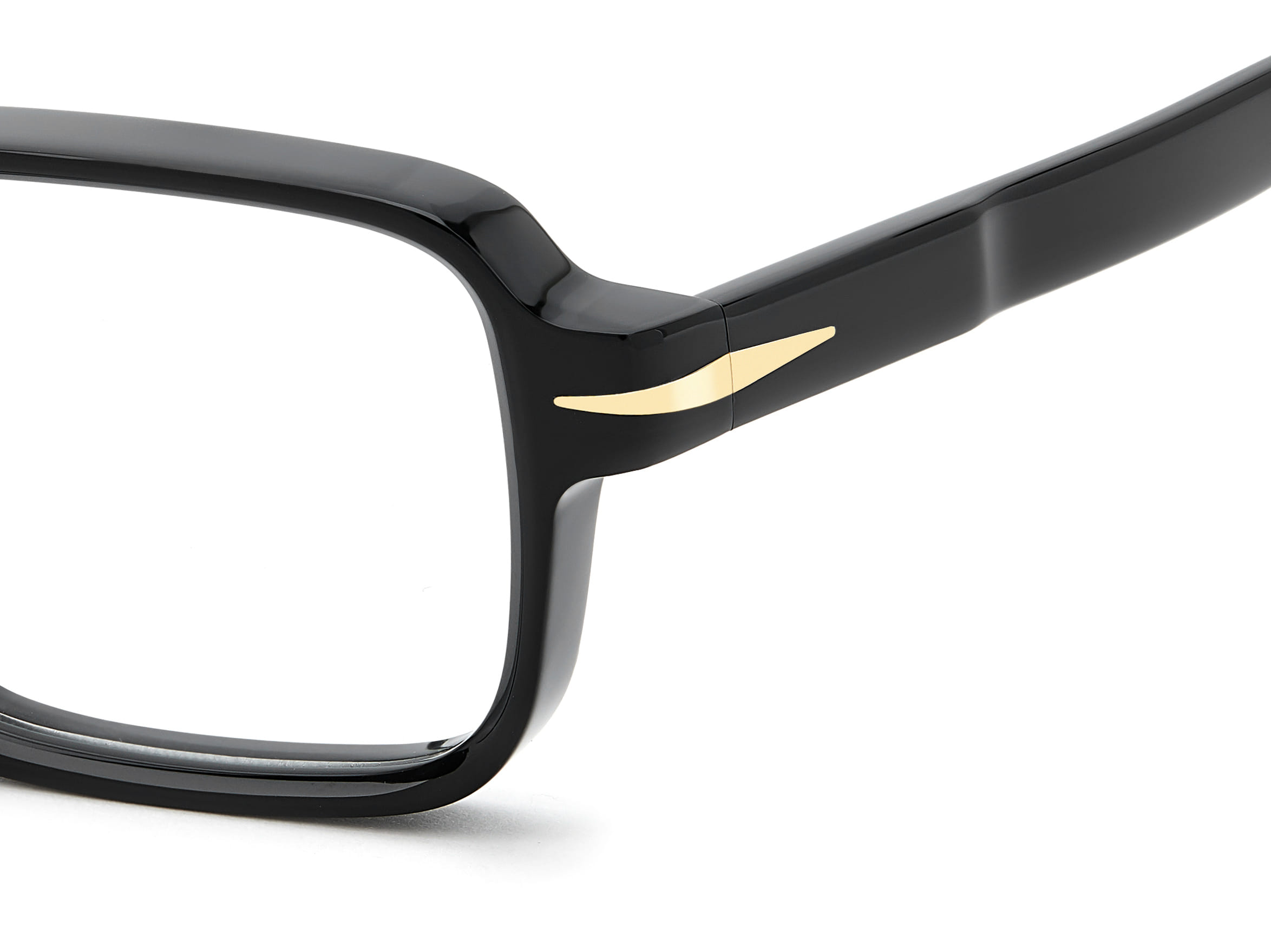 DAVID BECKHAM DB 7167 807 DB 7167 Frame Black Male Full Shel Frame — Black frame — view 4