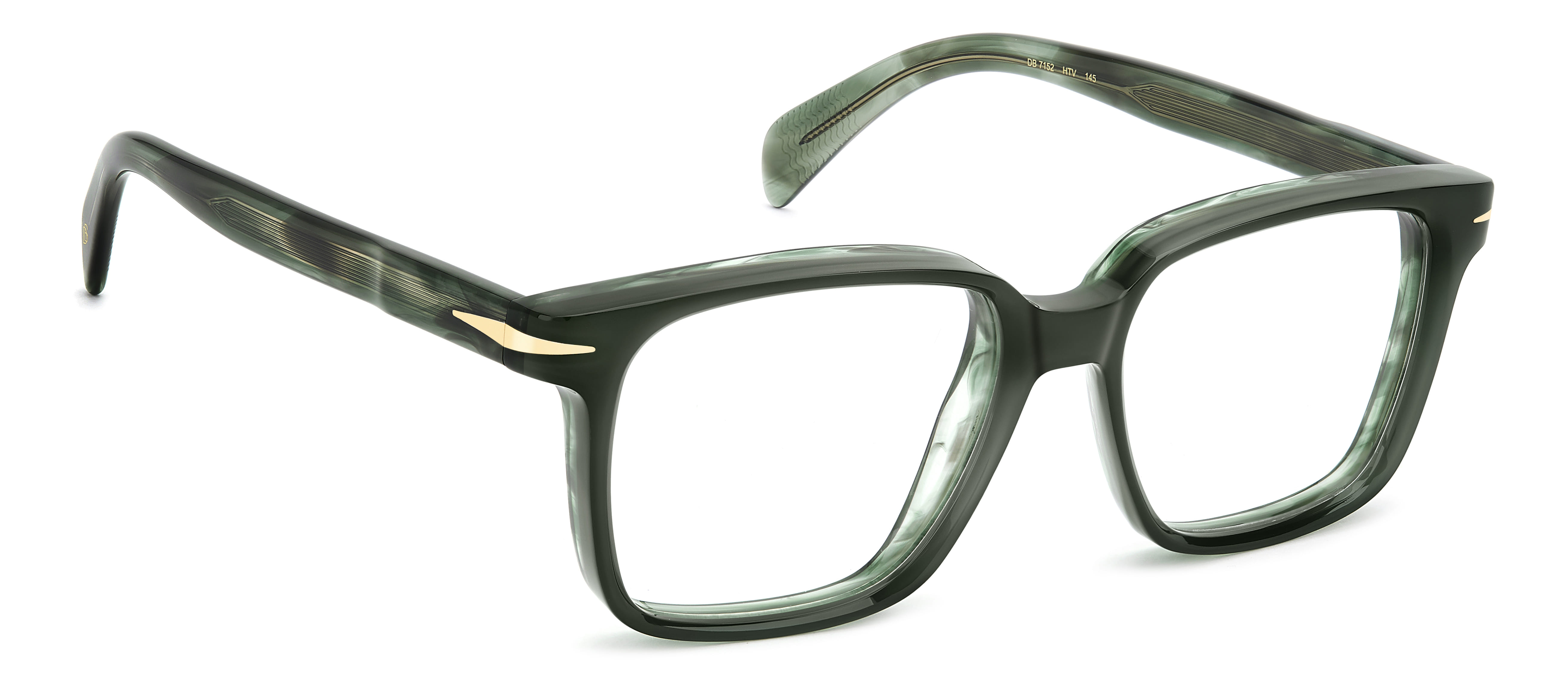 DAVID BECKHAM DB 7152 HTV DB 7152 Frame Green Male Full Shel Frame — Green frame — view 2