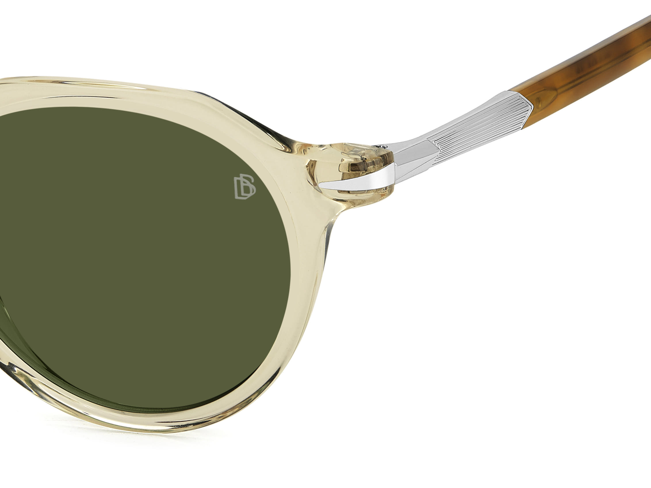 David Beckham DB 1171/S Sunglass Transparent Pink Unisex Ful Sunglass — Transparent Pink frame — view 3