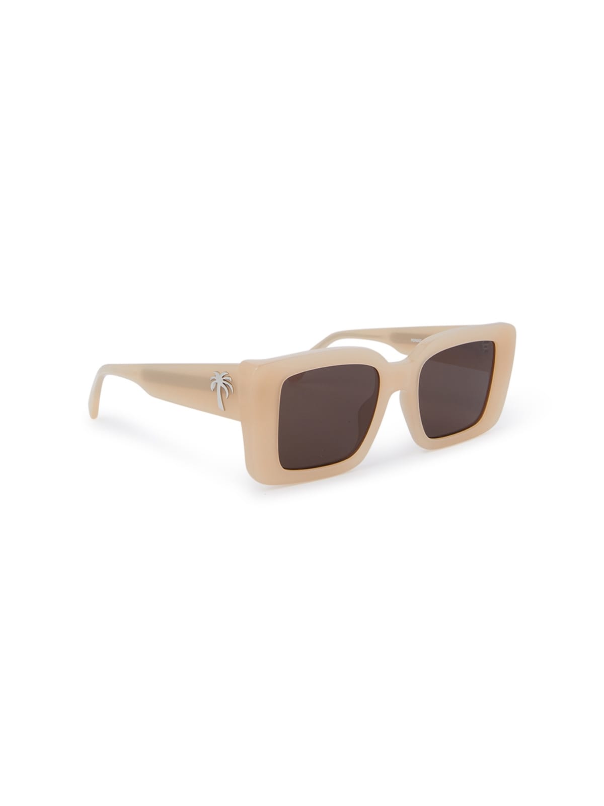 Palm Angels PERI057 Sunglass Beige Male Full Shell Sunglass — view 2