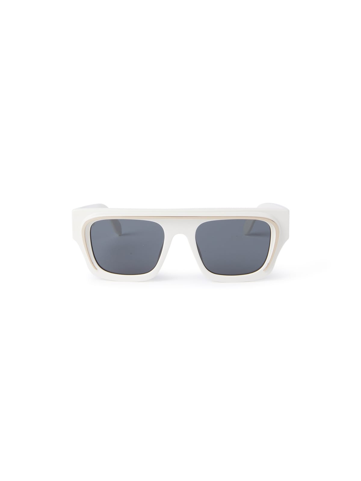 Palm Angels PERI061 Sunglass Ivory Male Full Shell
