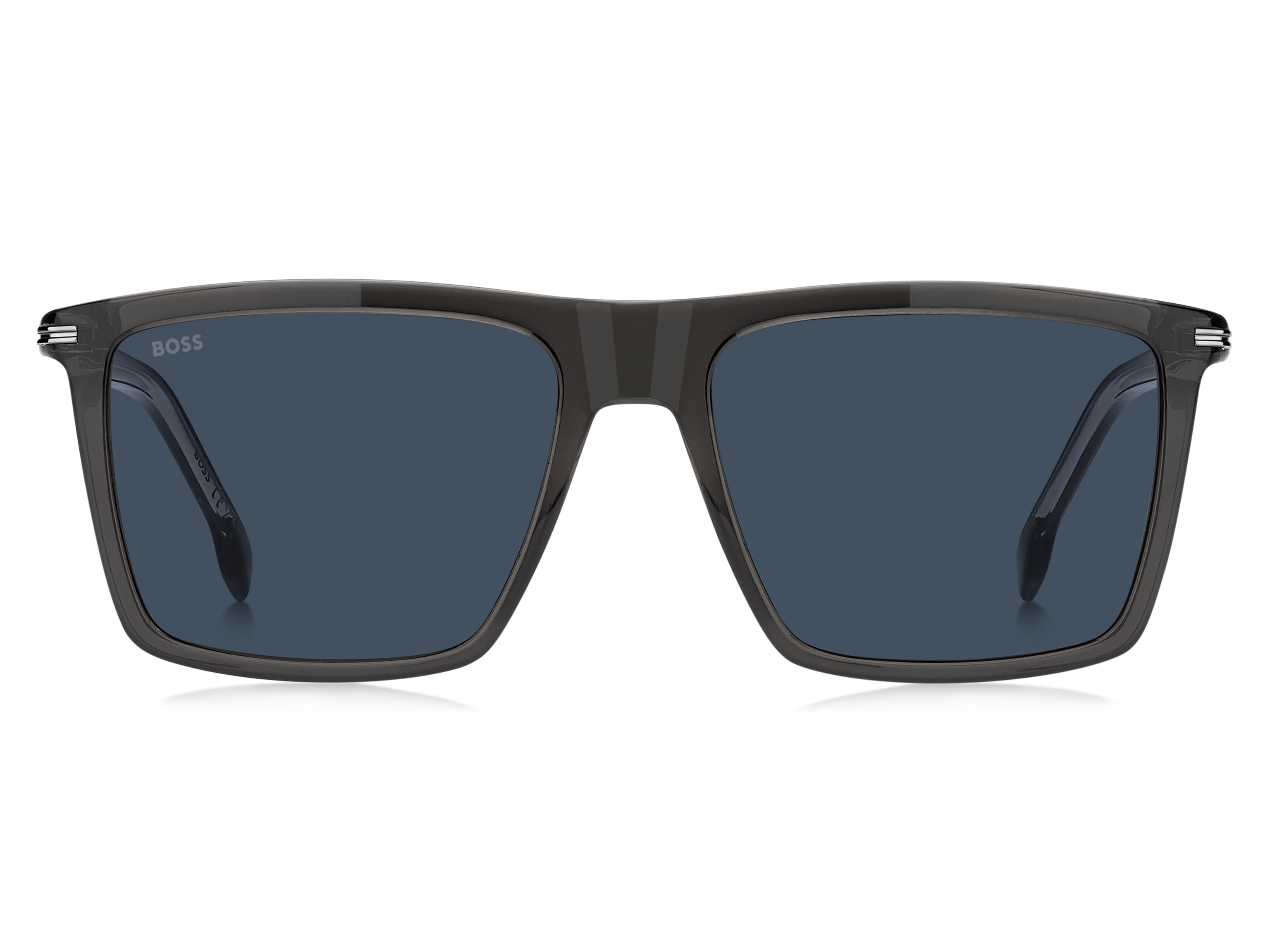 Hugo Boss BOSS 1844/S Sunglass Transparent Grey Male Full Sh Sunglass — Transparent Grey frame — view 2