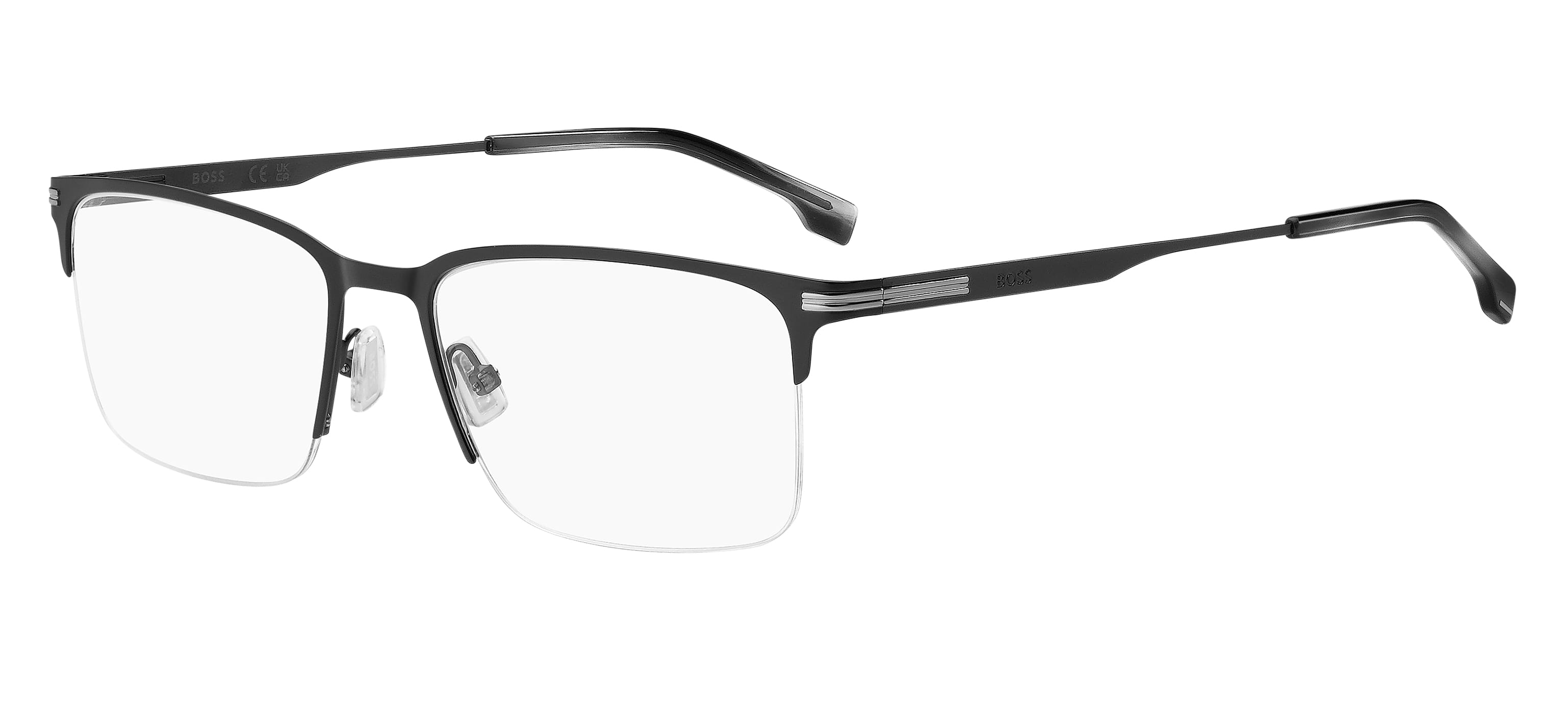 Hugo Boss BOSS 1850 Frame Matt Black Male Supra Stainless St — Matt Black frame