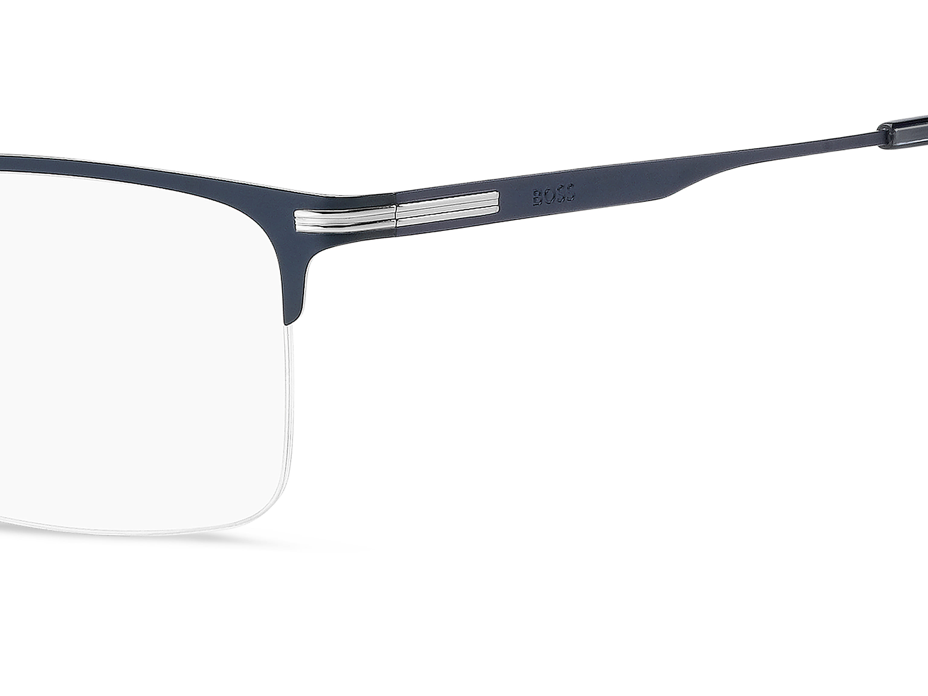 Hugo Boss BOSS 1850 Frame Matt Blue Male Supra Stainless Ste Frame — Matt Blue frame — view 3