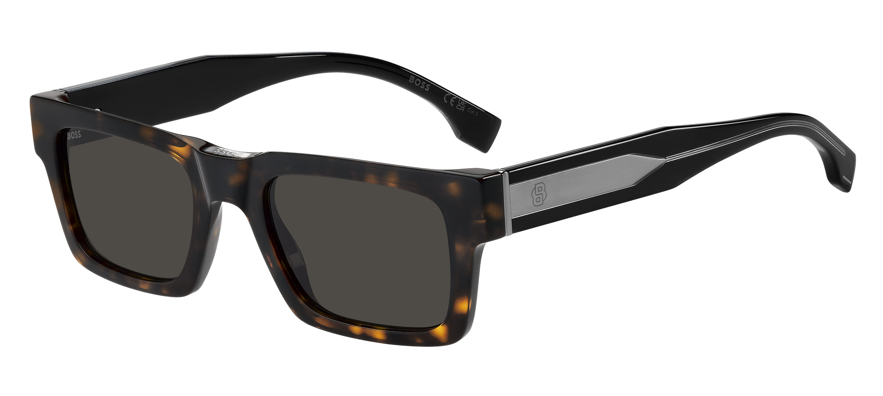 Hugo Boss BOSS 1855/S Sunglass Havana Male Full Shell — Havana frame