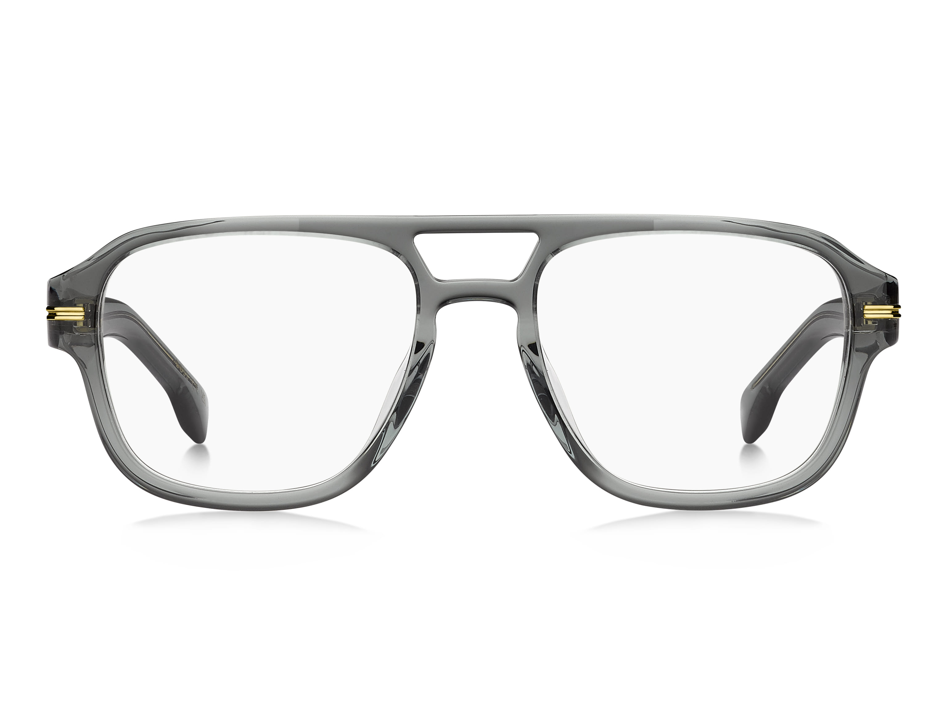 Hugo Boss BOSS 1854/G Frame Transparent Grey Male Full Shell Frame — Transparent Grey frame — view 2