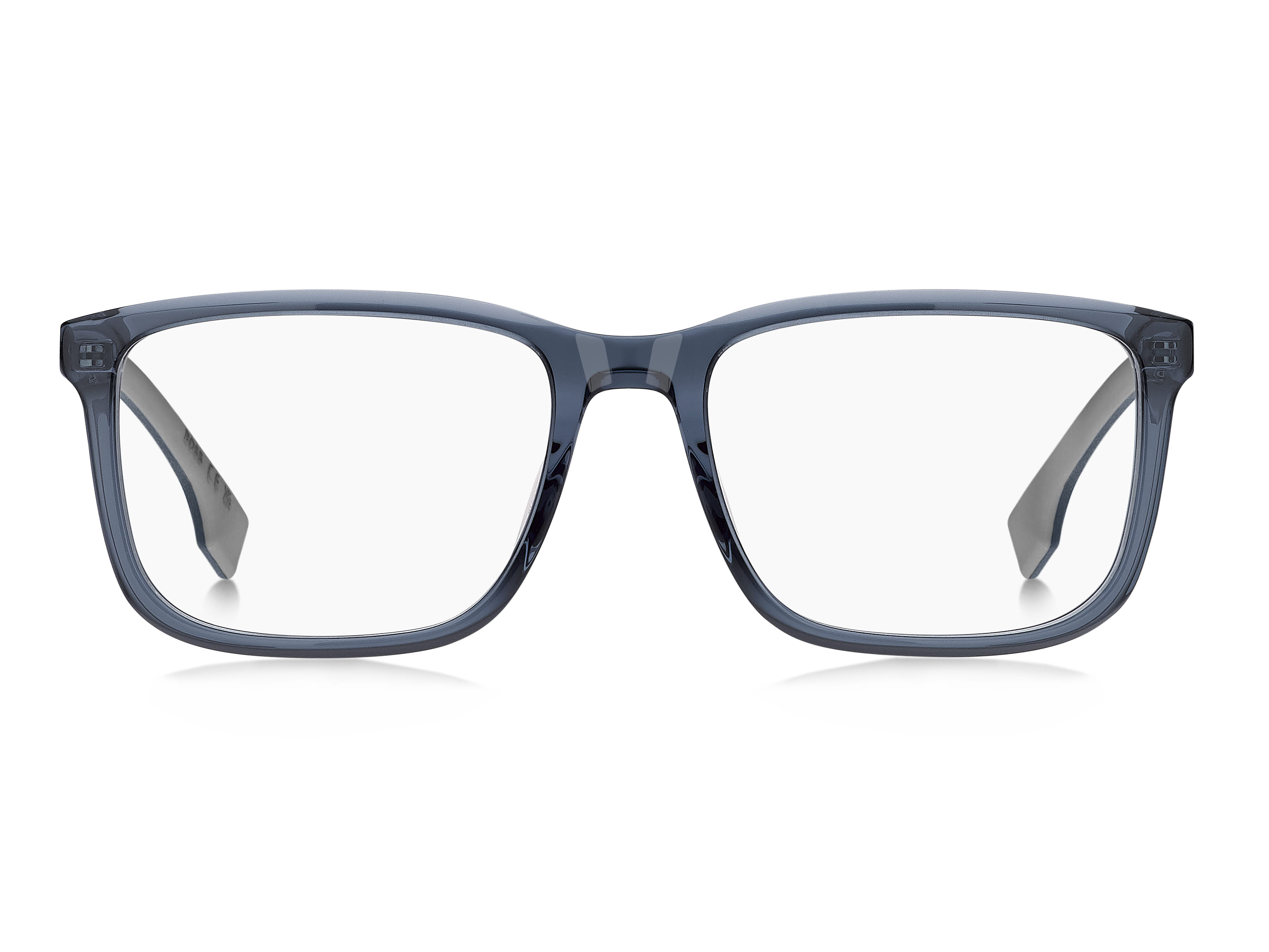 Hugo Boss BOSS 1827/G Frame Transparent Blue Male Full Rubbe Frame — Transparent Blue frame — view 2