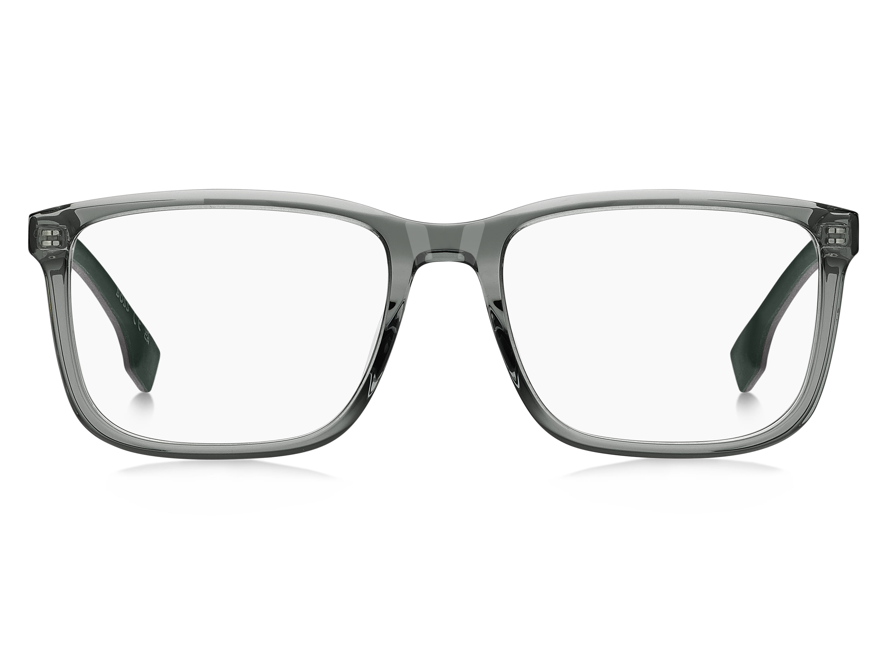 Hugo Boss BOSS 1827/G Frame Transparent Green Male Full Rubb Frame — Transparent Green frame — view 2