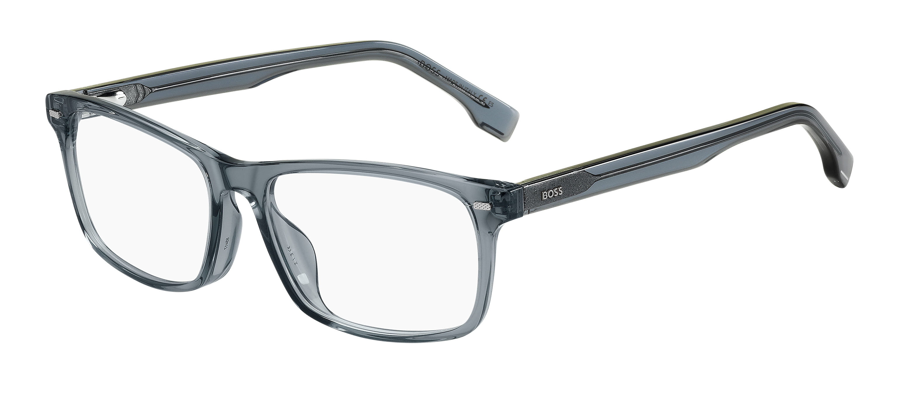 Hugo Boss BOSS 1478/F Frame Transparent Blue Male Full Shell — Transparent Blue frame