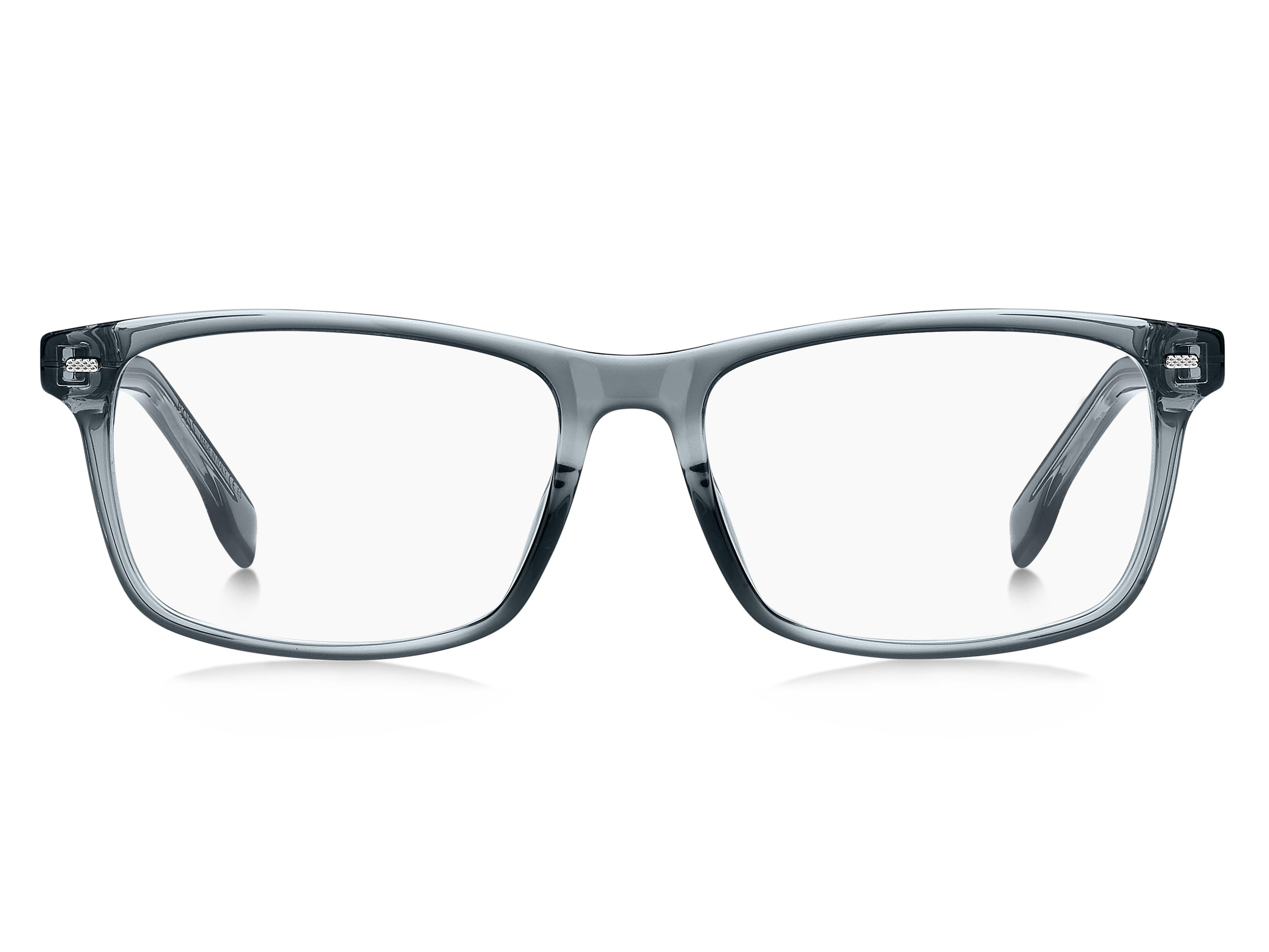 Hugo Boss BOSS 1478/F Frame Transparent Blue Male Full Shell Frame — Transparent Blue frame — view 3