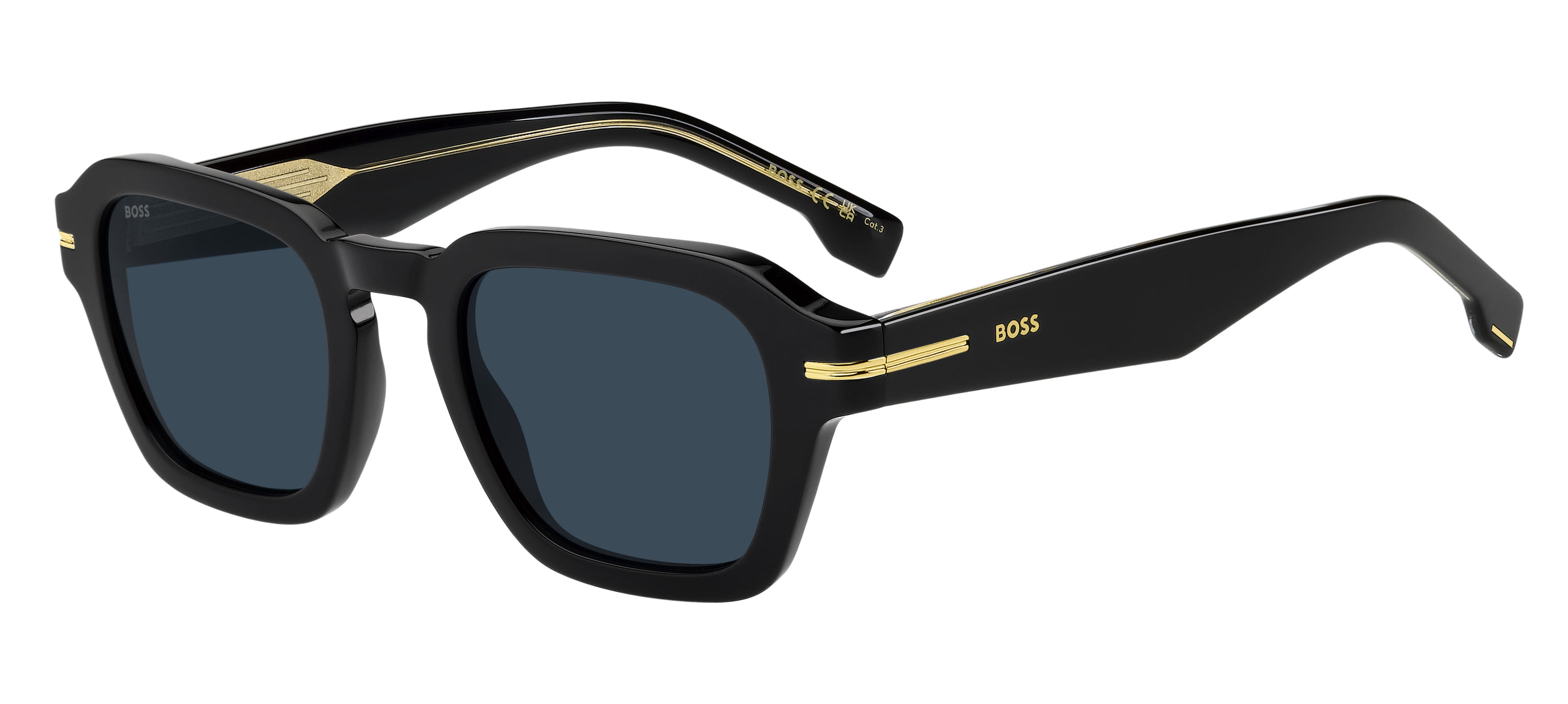 Hugo Boss BOSS 1853/S Sunglass Black Male Full Shell — Black frame