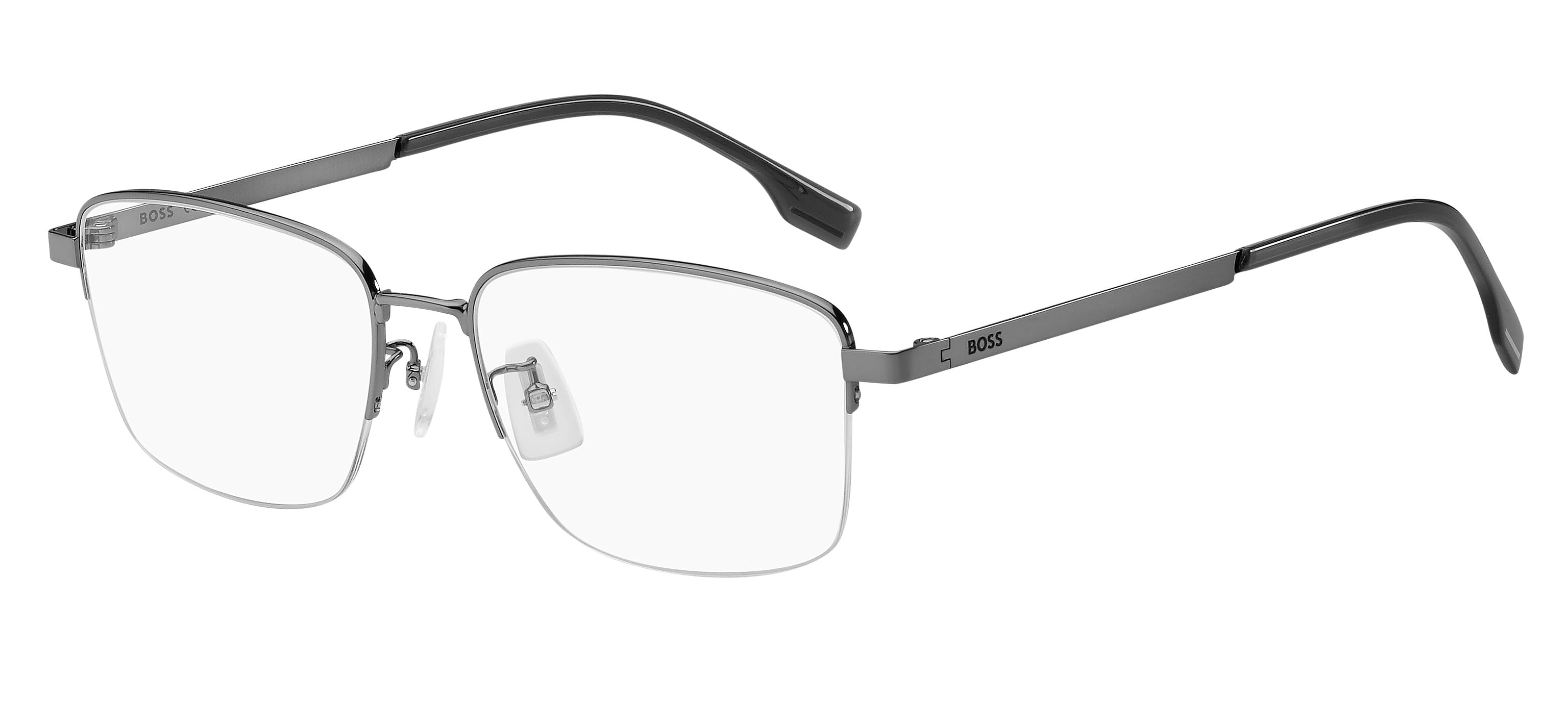 Hugo Boss BOSS 1474/F Frame Gun Metal Male Supra Titanium — Gun Metal frame