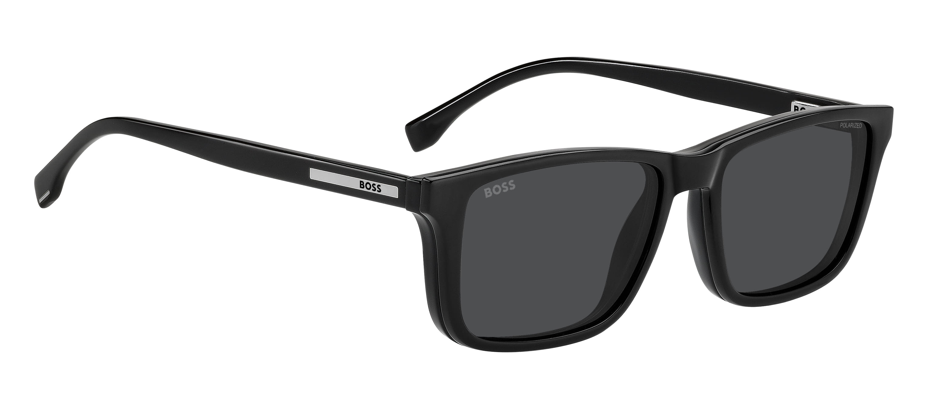 HUGO BOSS BOSS 1896/C 807 WITH POLARIZED ATTCHMENT 1896/C Fr Frame — Black frame — view 2