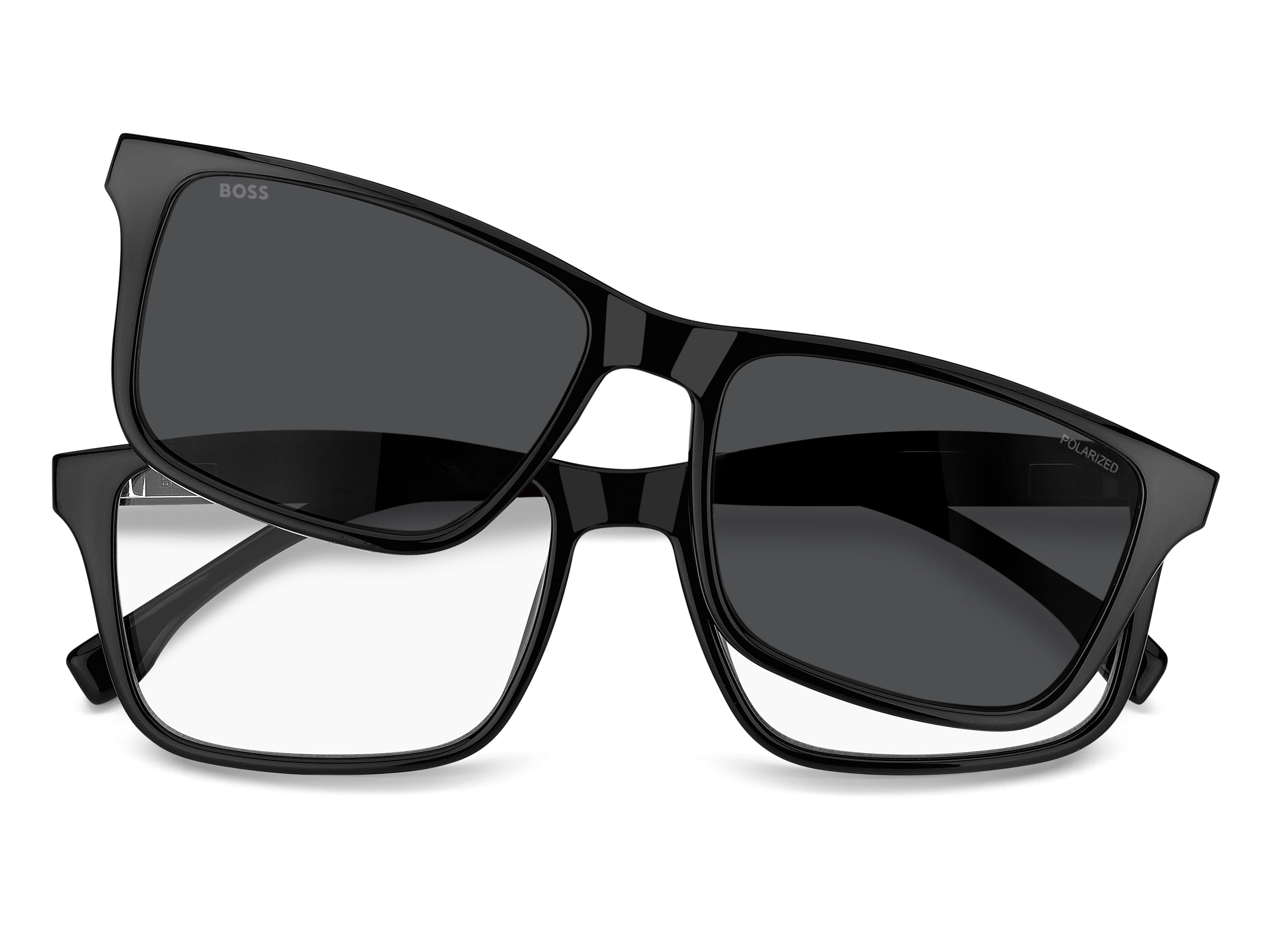 HUGO BOSS BOSS 1896/C 807 WITH POLARIZED ATTCHMENT 1896/C Fr Frame — Black frame — view 4