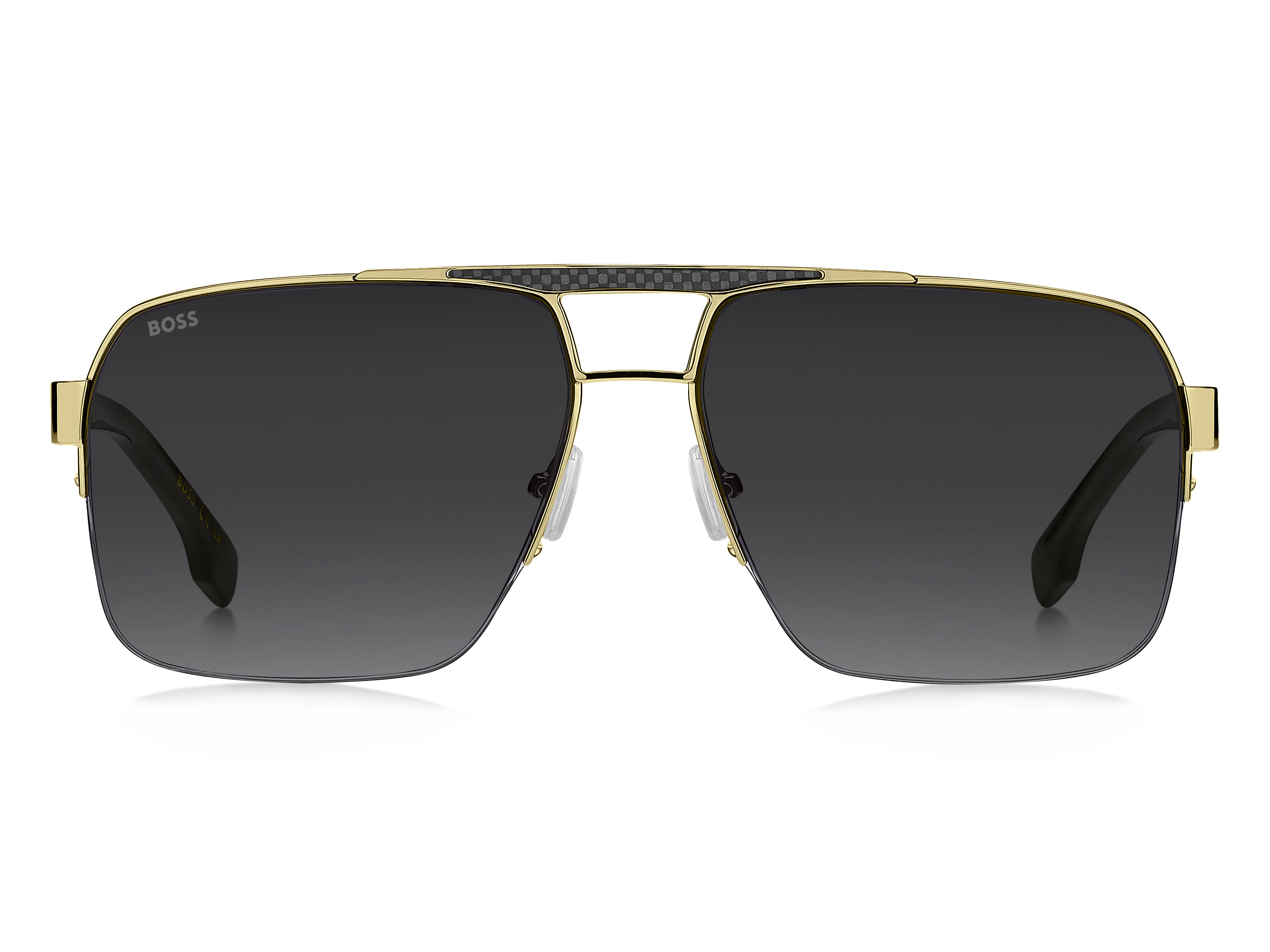 Hugo Boss BOSS 1767/S Sunglass Gold Male Supra Carbon Fiber Sunglass — Gold frame — view 2