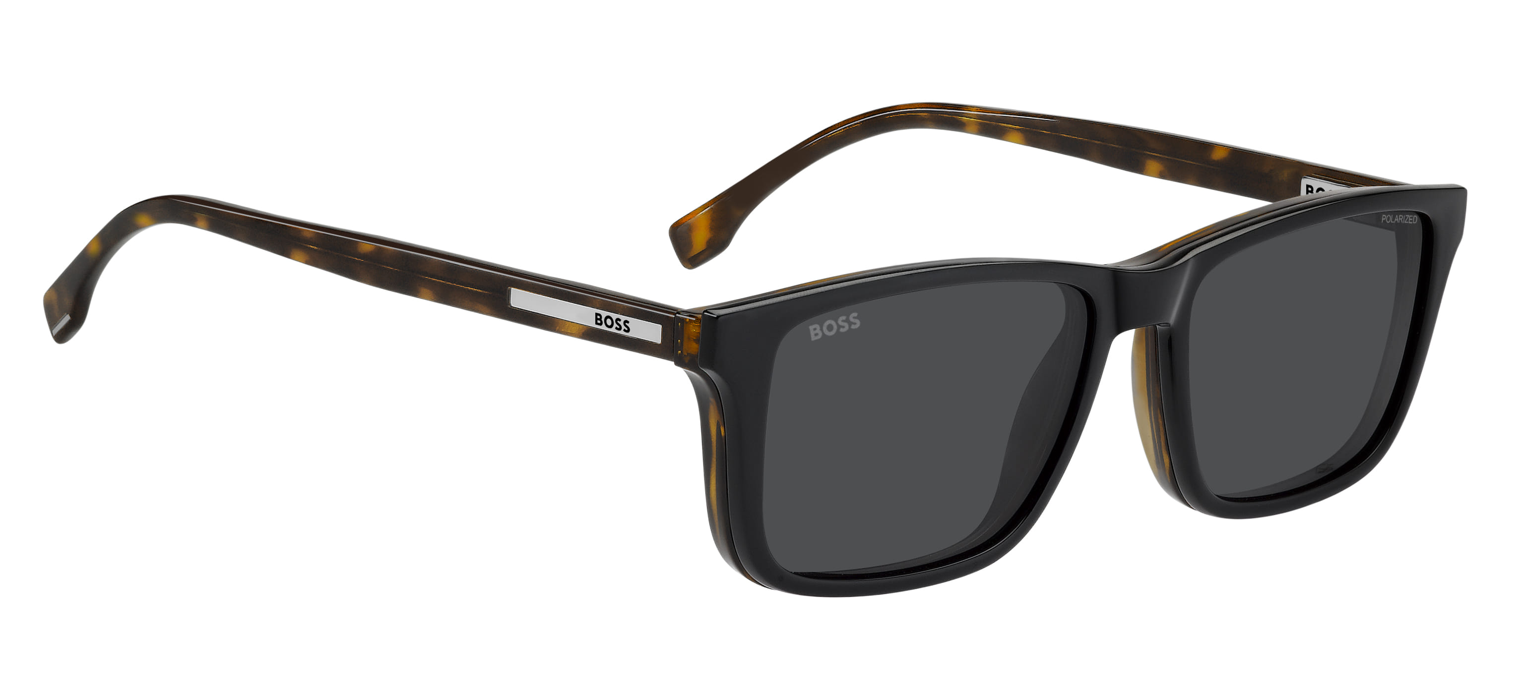 HUGO BOSS BOSS 1896/C 086 WITH POLARIZED ATTCHMENT 1896/C Fr Frame — Havana frame — view 2