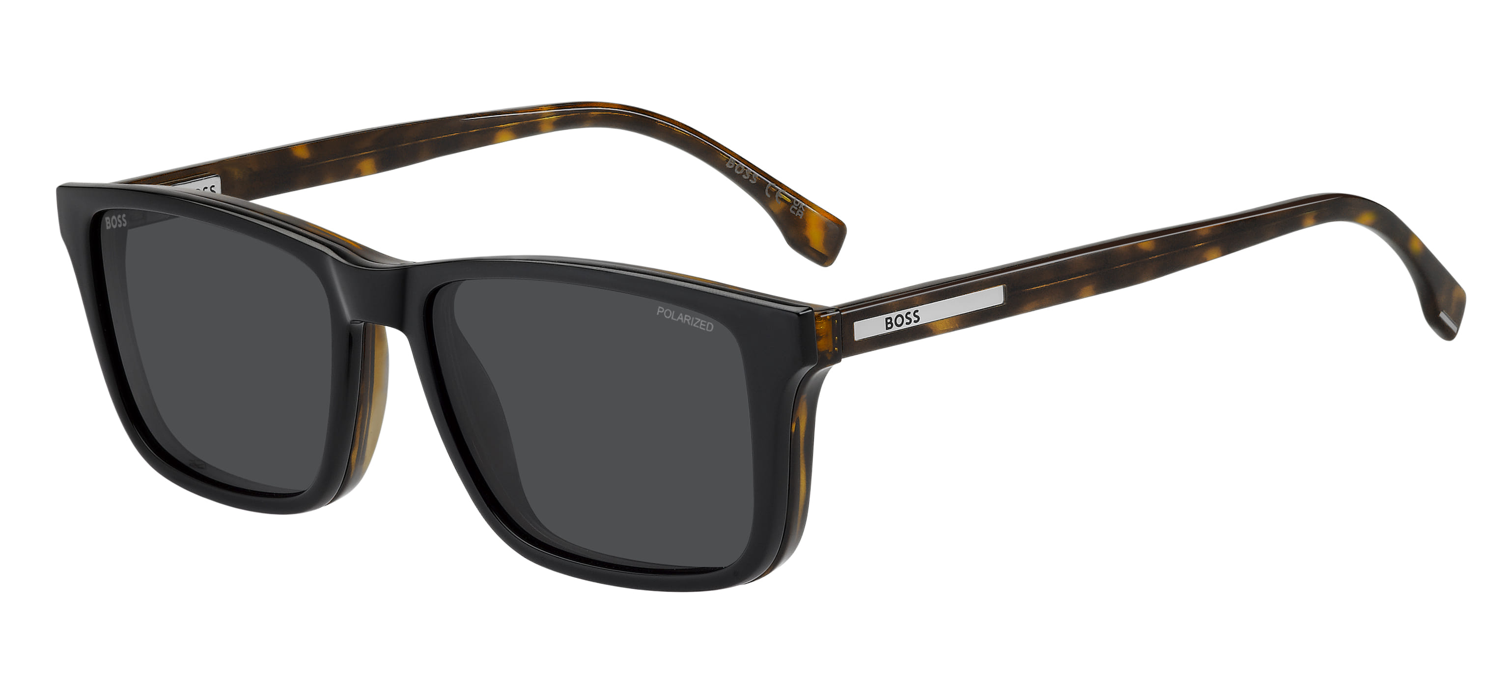 HUGO BOSS BOSS 1896/C 086 WITH POLARIZED ATTCHMENT 1896/C Fr Frame — Havana frame — view 5