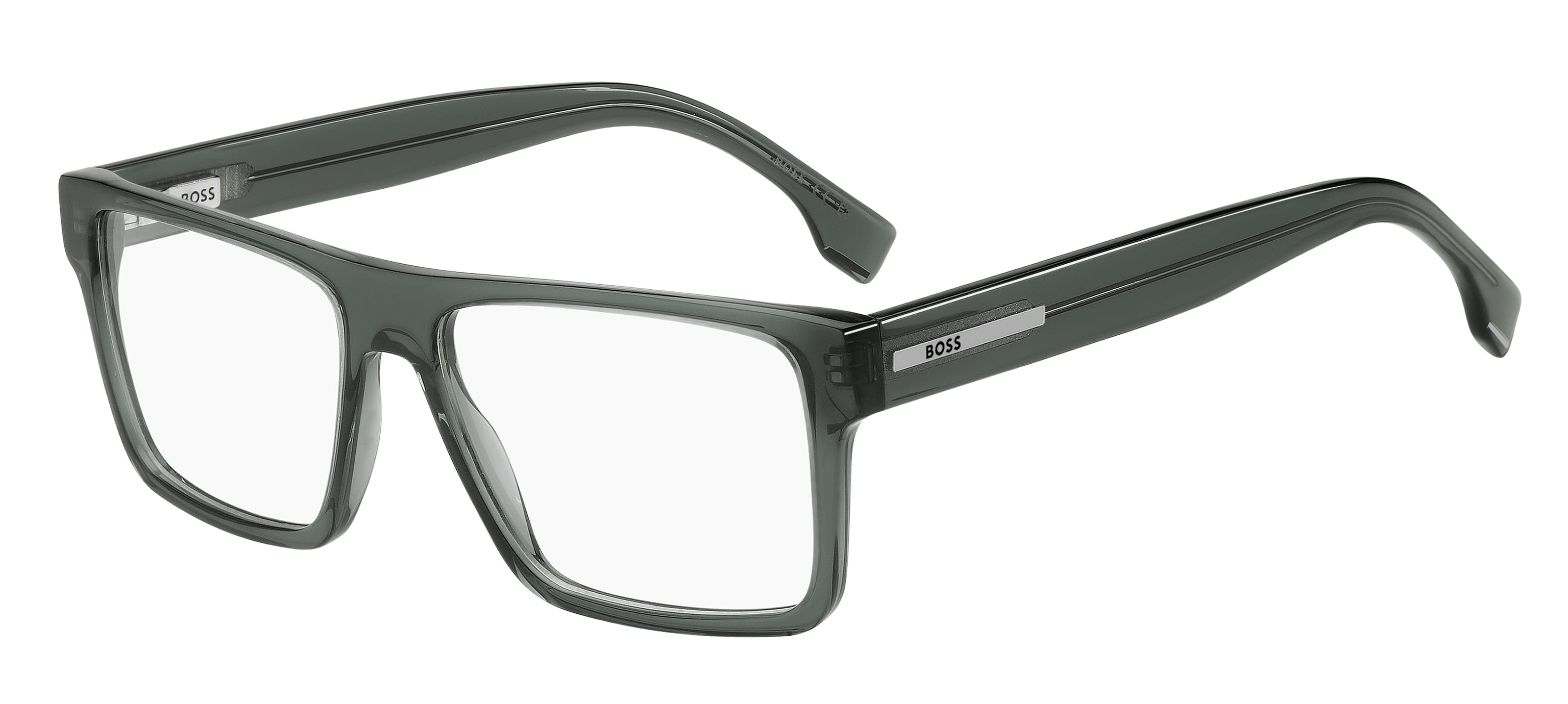 HUGO BOSS BOSS 1897 IED 1897 Frame Transparent Green Male Fu Frame — Transparent Green frame — view 1