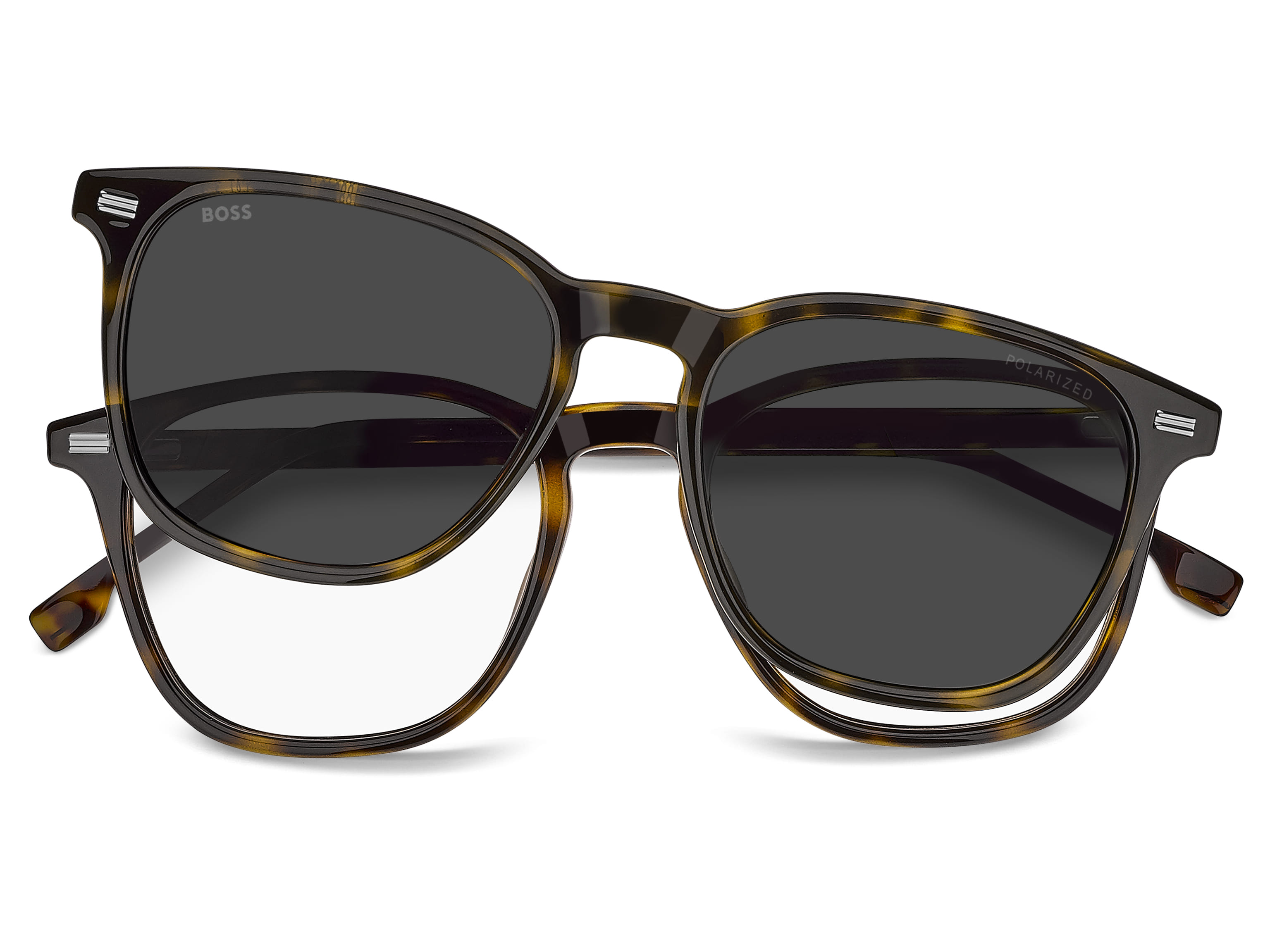 HUGO BOSS BOSS 1882/G/C 086 WITH POLARIZED ATTCHMENT 1882/G/ Frame — Havana frame — view 4