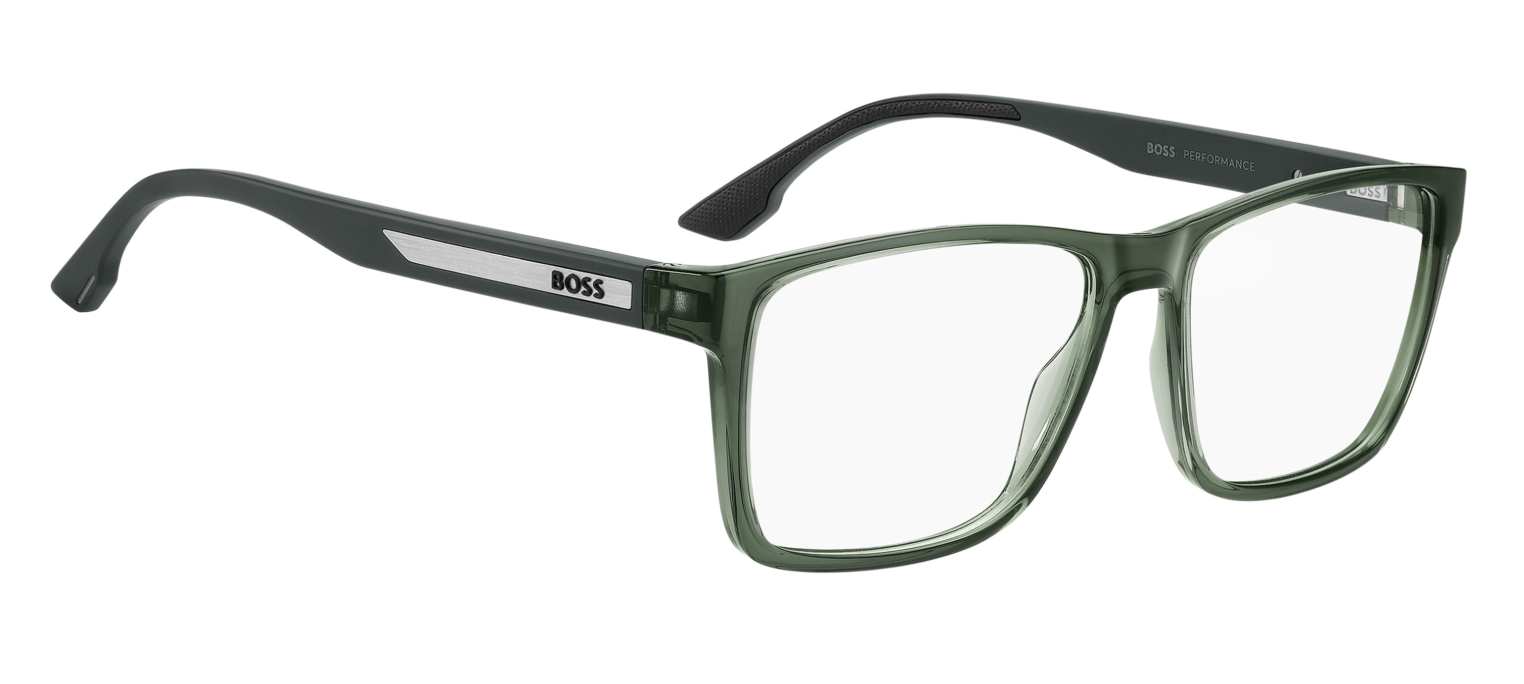 HUGO BOSS BOSS PERFORMANCE 1909 1ED 1909 Frame Transparent Frame — Transparent Green frame — view 2