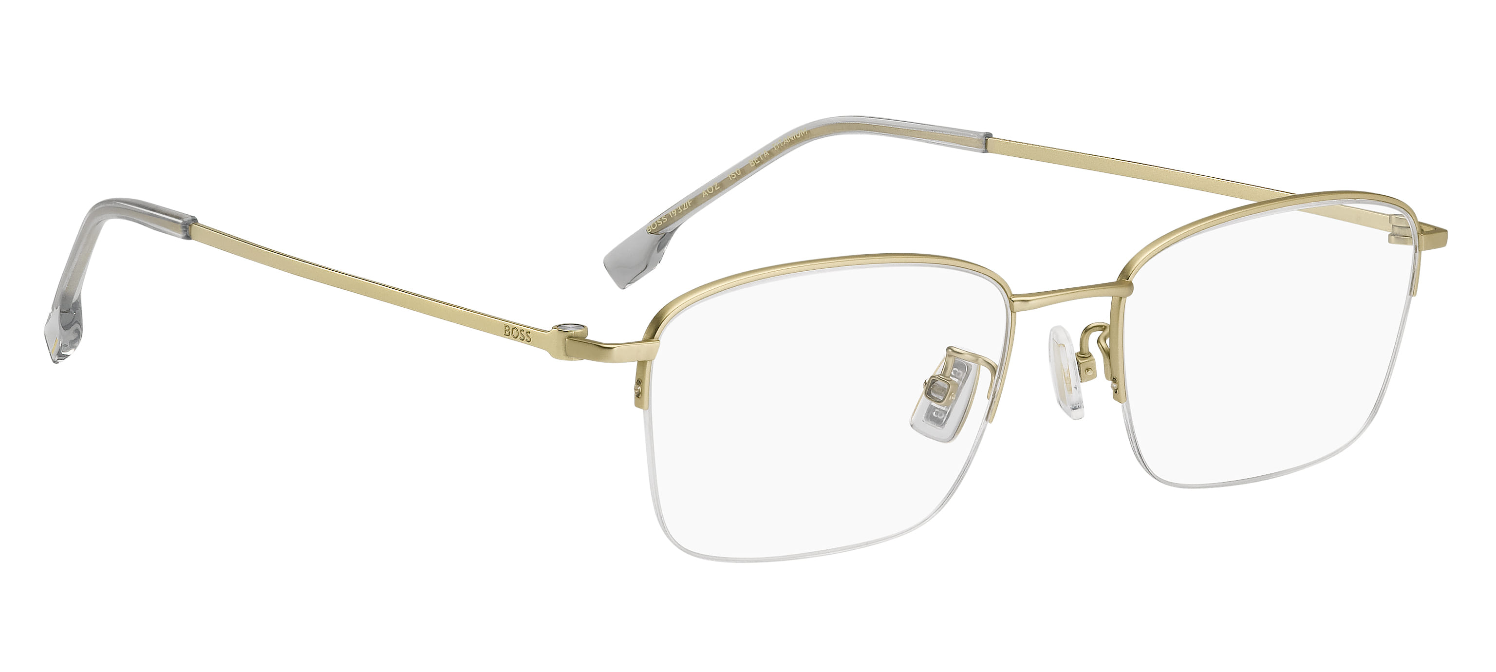 HUGO BOSS BOSS 1932/F AOZ BETA TITANIUM 1932/F Frame Matt Go Frame — Matt Gold frame — view 2
