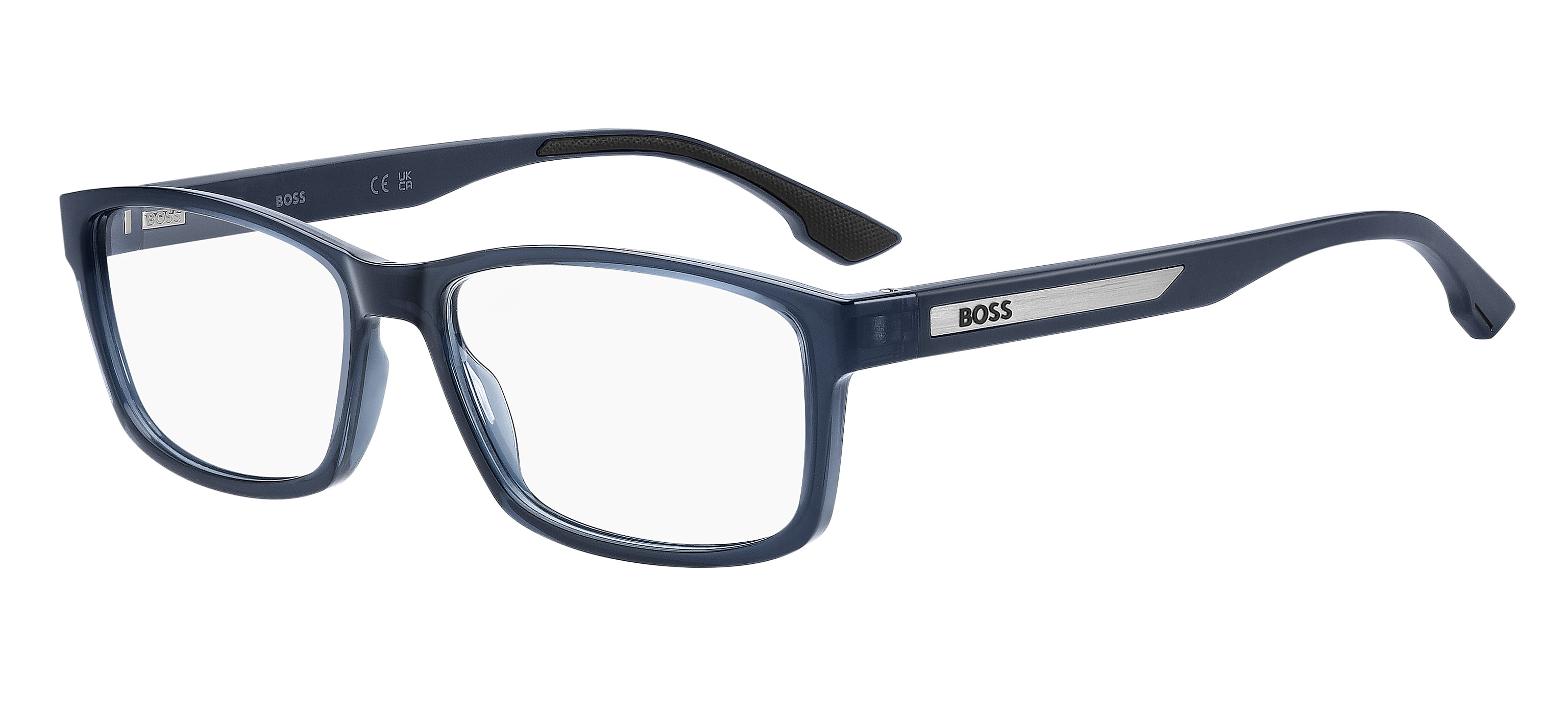 HUGO BOSS BOSS PERFORMANCE 1911 PJP 1911 Frame Transparent B Frame — Transparent Blue frame — alternate view