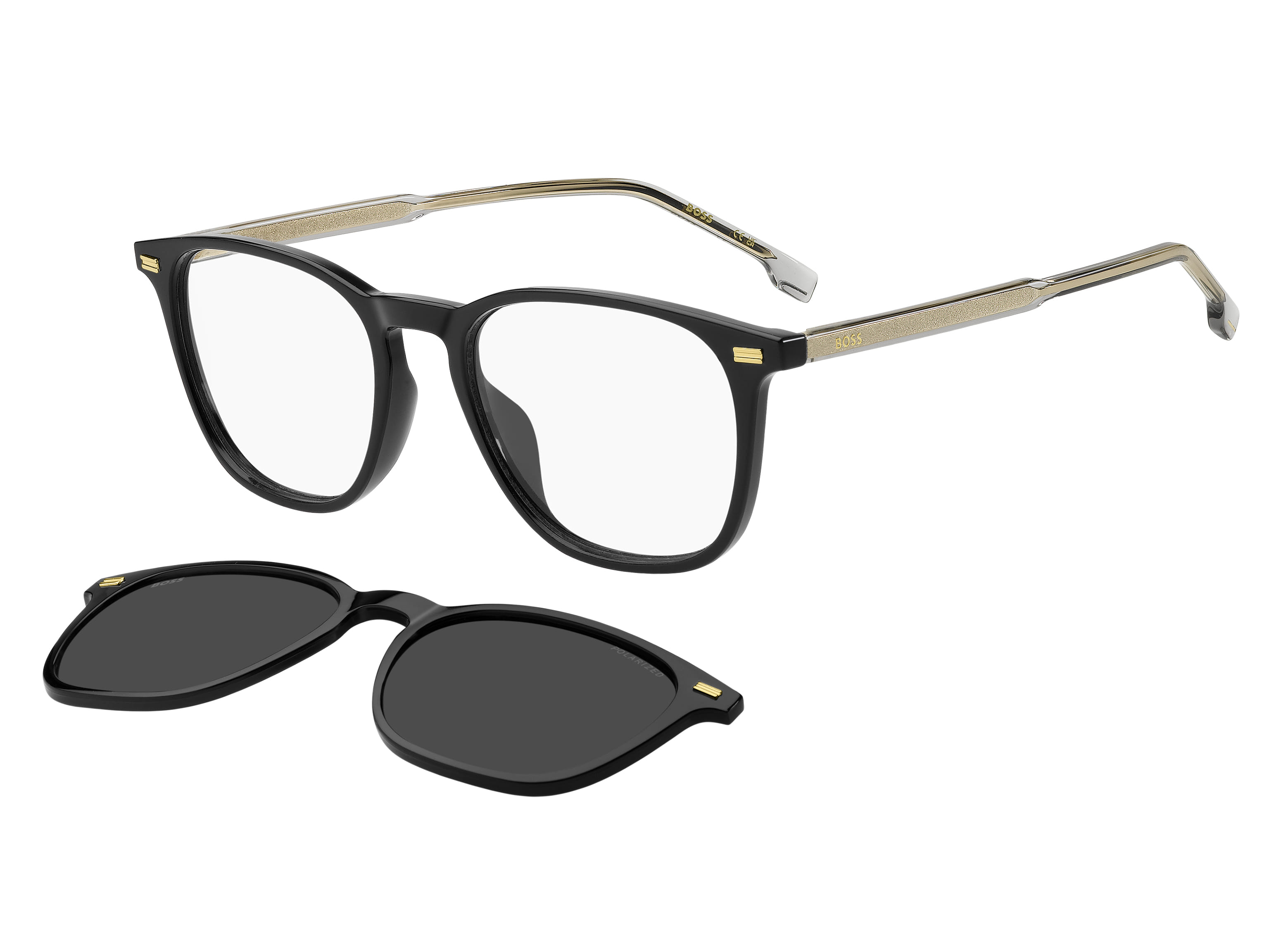 HUGO BOSS BOSS 1882/G/C 08A WITH POLARIZED ATTCHMENT BOSS 1 Frame — Black frame — alternate view