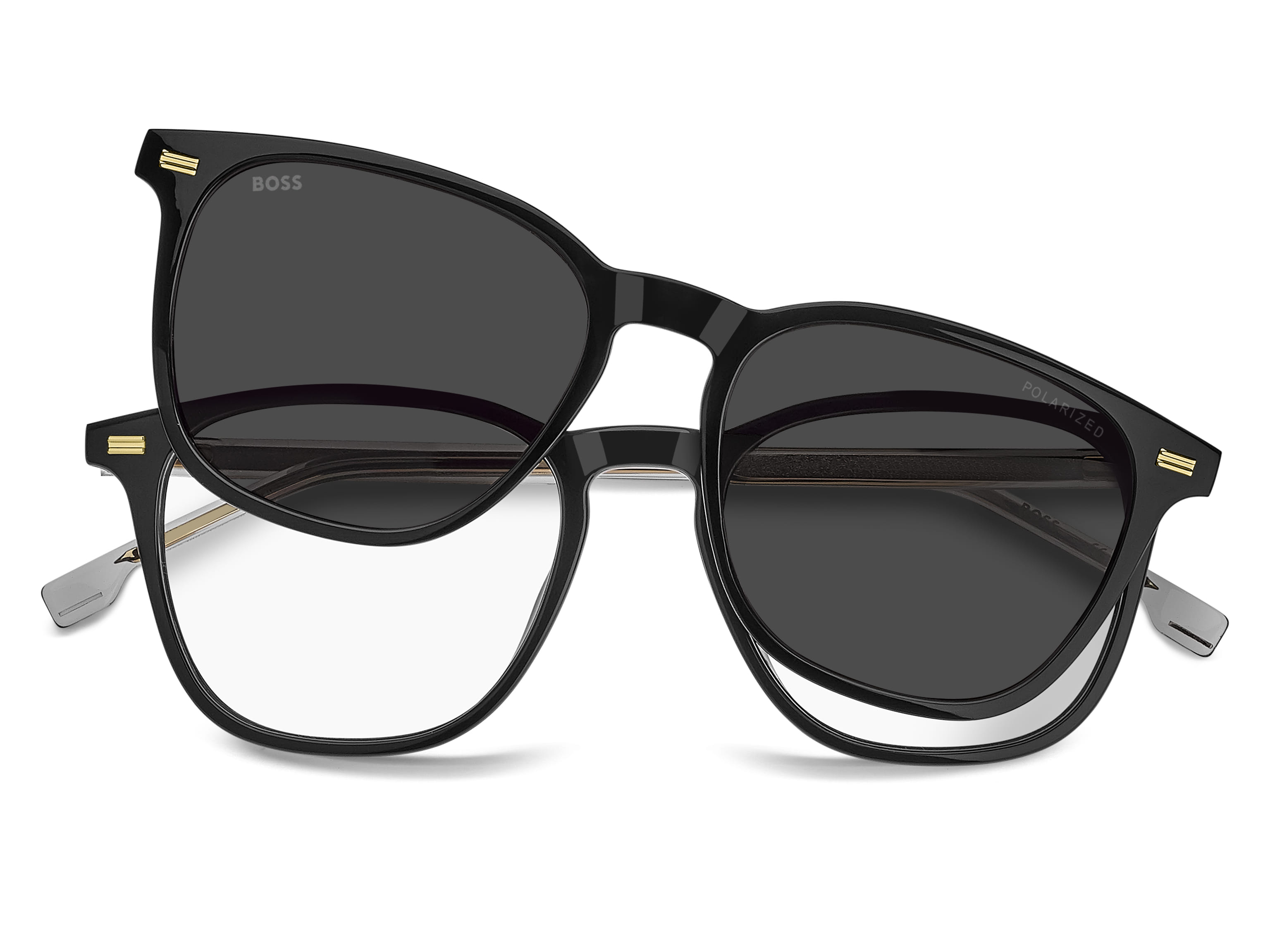 HUGO BOSS BOSS 1882/G/C 08A WITH POLARIZED ATTCHMENT BOSS 1 Frame — Black frame — view 4