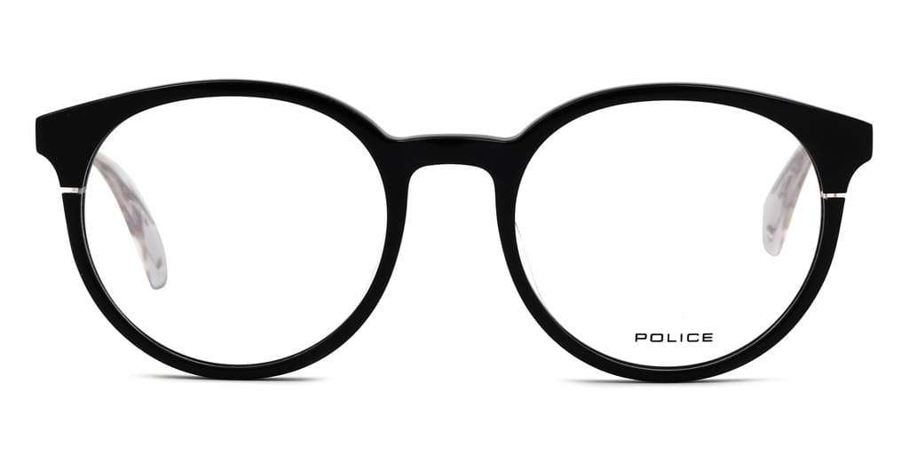 Police VPL732K Frame Black Male Full Shell Frame — Black frame — view 3