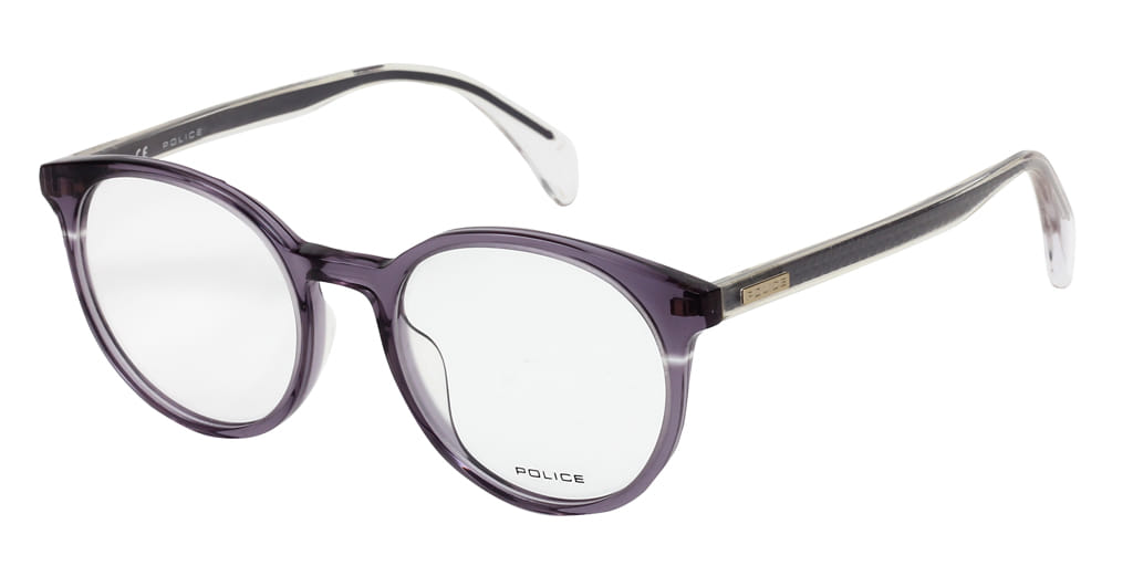 Police VPL732K Frame Blue Male Full Shell — Black frame