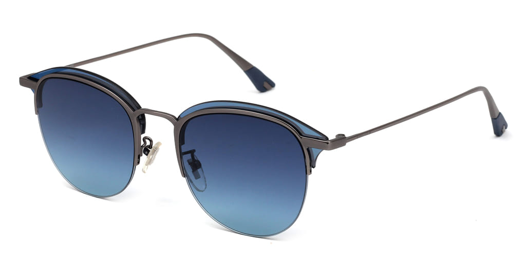 Police SPL784K Sunglass Grey Male Supra Metal — Grey frame