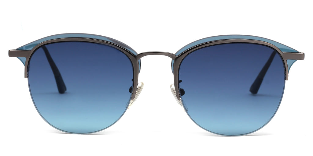 Police SPL784K Sunglass Grey Male Supra Metal Sunglass — Grey frame — view 3