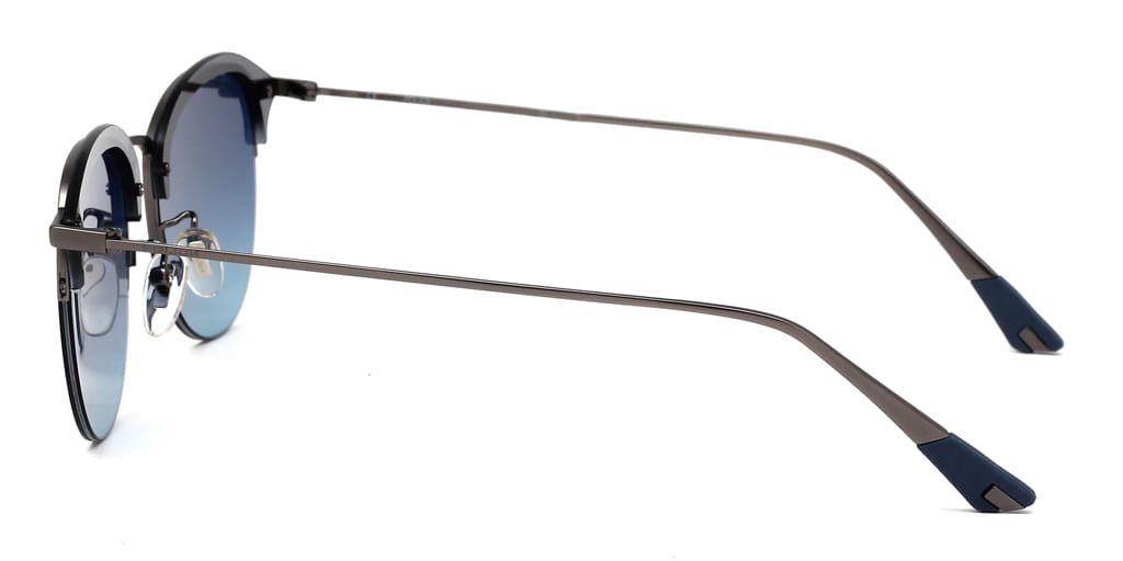 Police SPL784K Sunglass Grey Male Supra Metal Sunglass — Grey frame — view 4