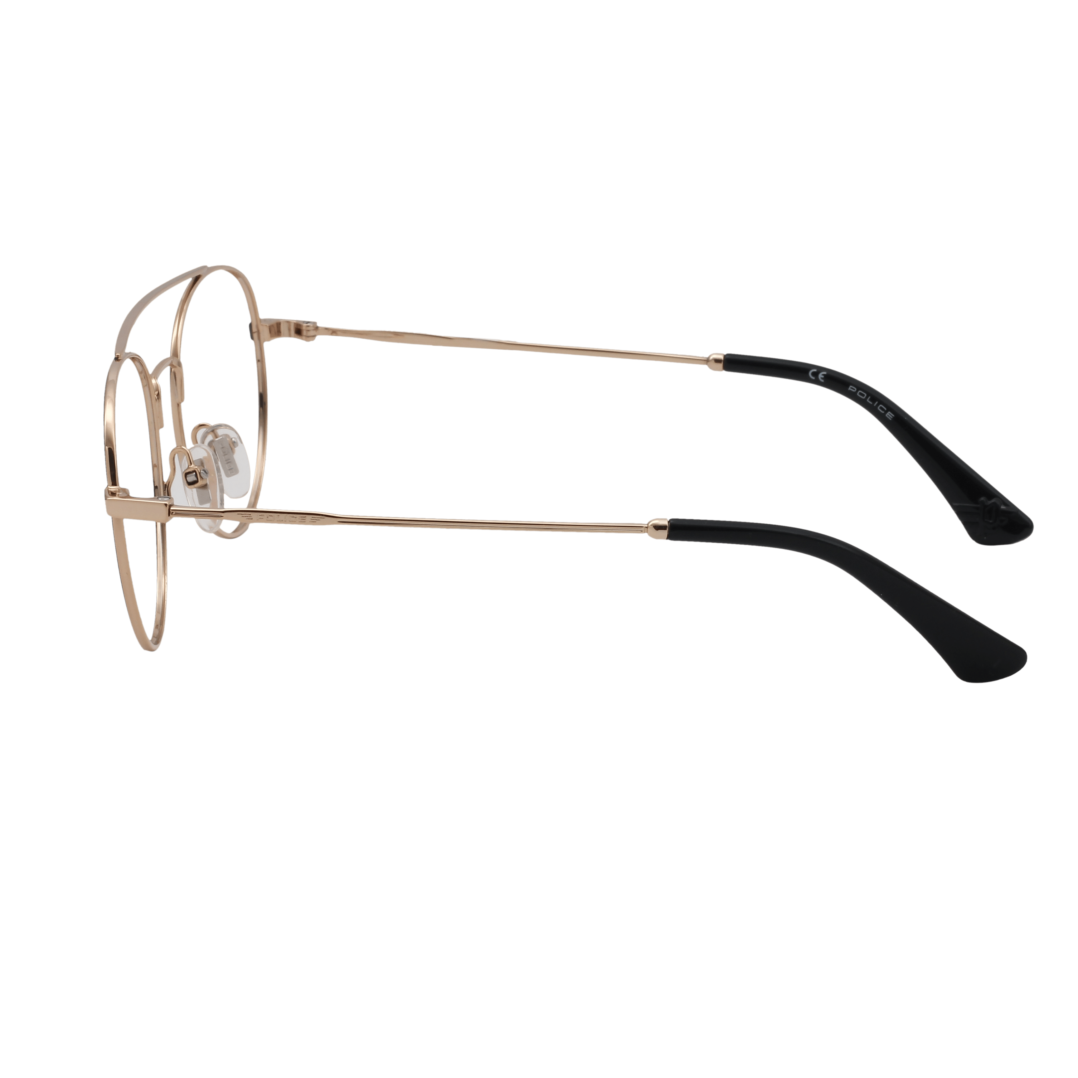 Police VPL728K Frame Black Male Full Stainless Steel Frame — Black frame — view 3