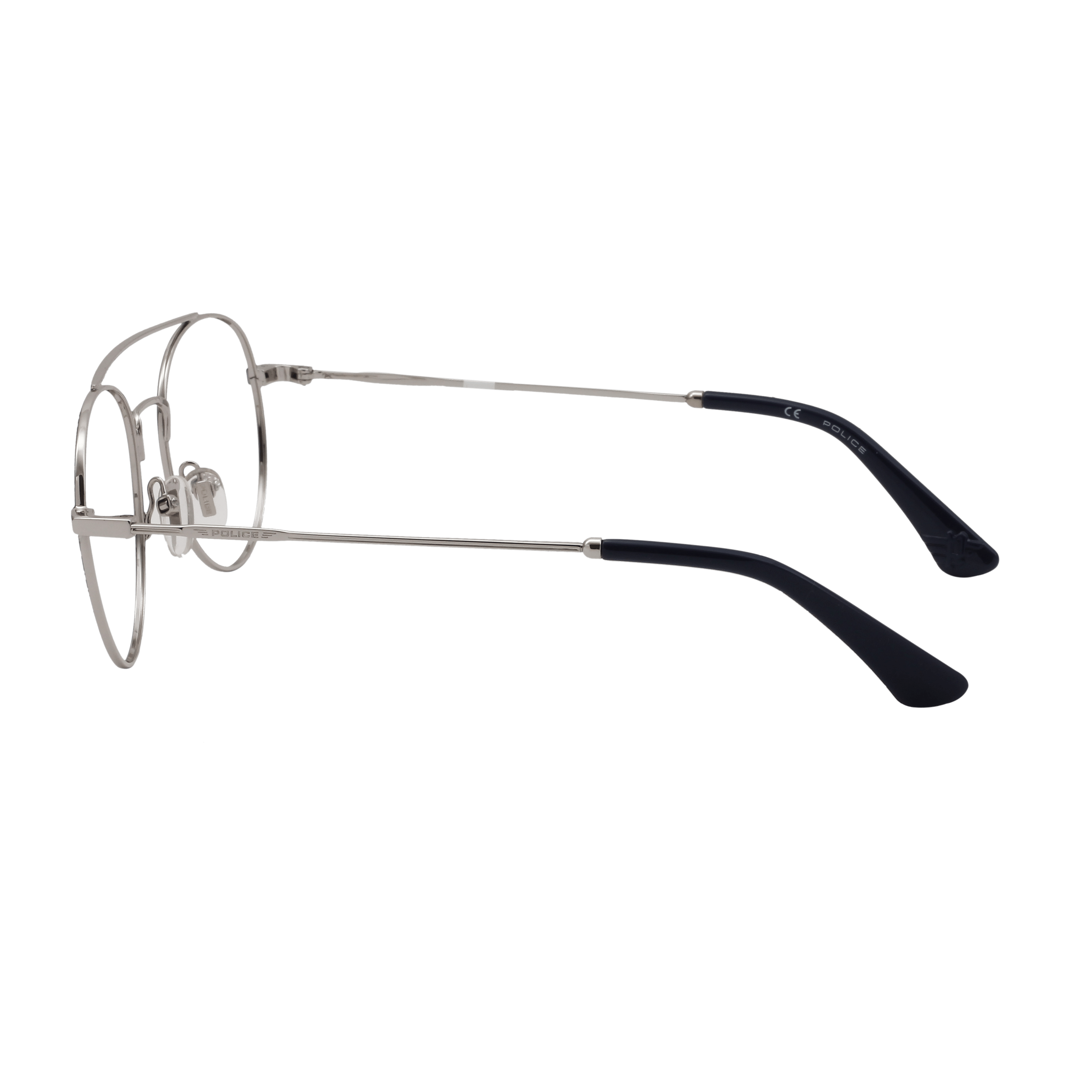 Police VPL728K Frame Blue Male Full Stainless Steel Frame — Blue frame — view 3