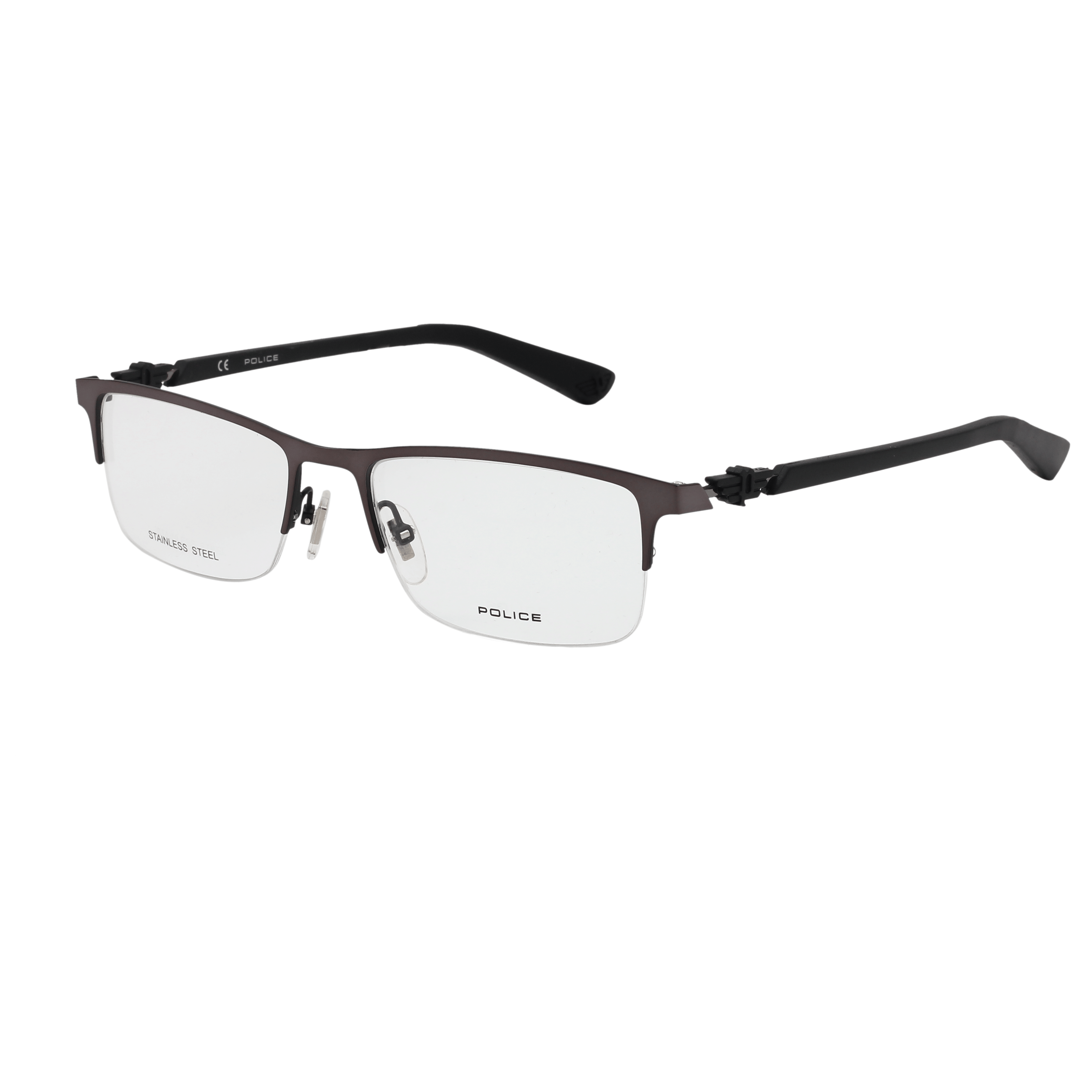 Police VPL794K Frame Gun Metal Male Supra Stainless Steel — Gun Metal frame