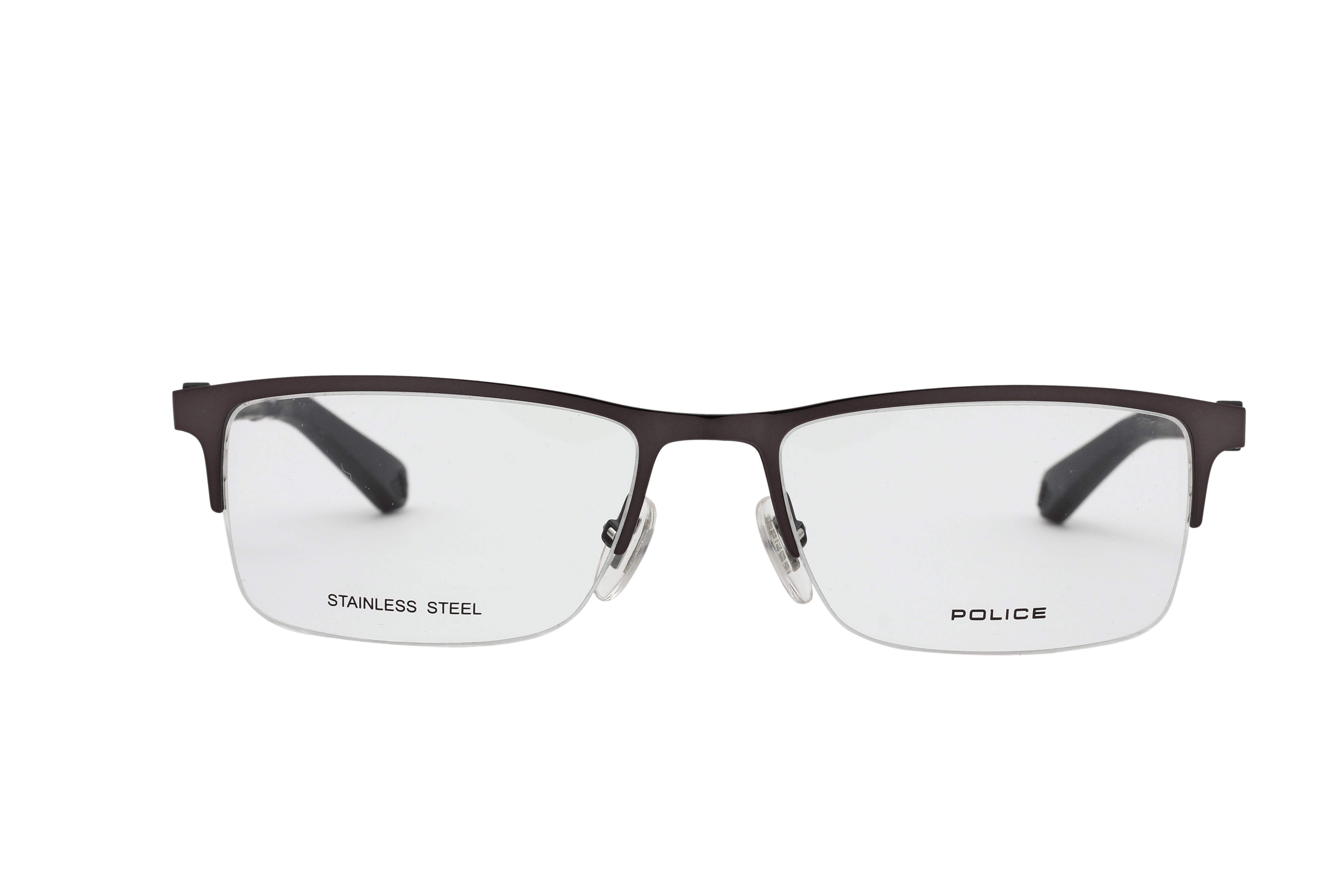 Police VPL794K Frame Gun Metal Male Supra Stainless Steel Frame — Gun Metal frame — view 2