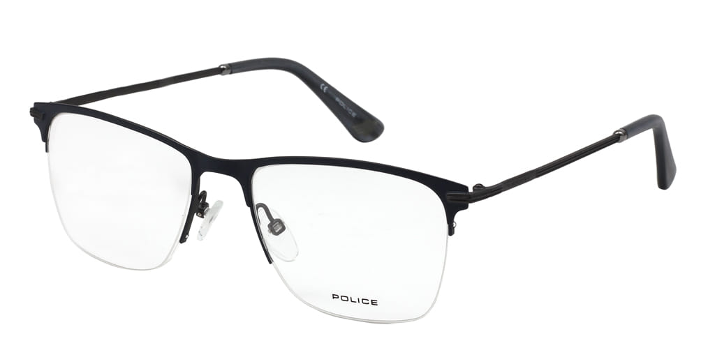 Police VPL472K Frame Blue Male Supra Metal — Blue frame