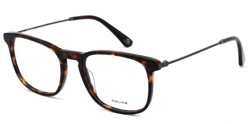 Police VPL562K Frame Brown Male Full Metal — Brown frame