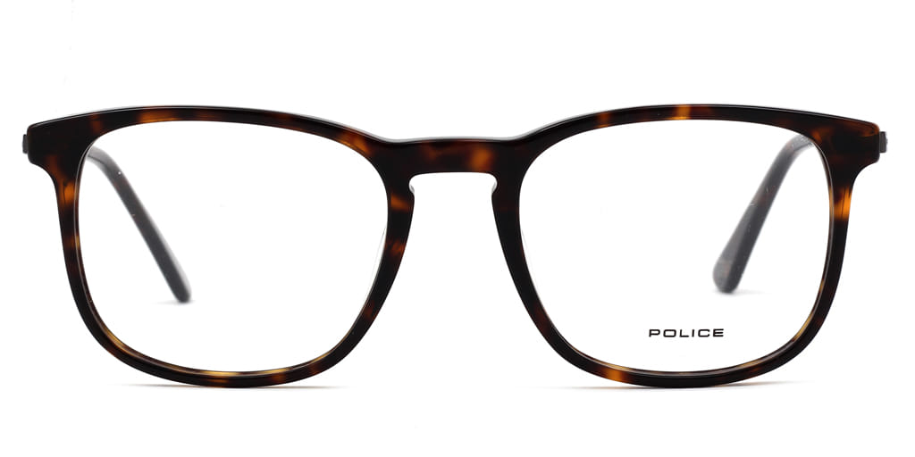 Police VPL562K Frame Brown Male Full Metal Frame — Brown frame — view 3