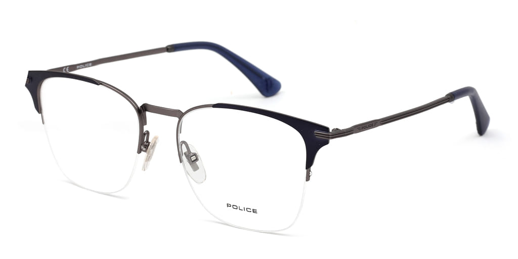 Police VPL565K Frame Grey Male Supra Metal — Grey frame