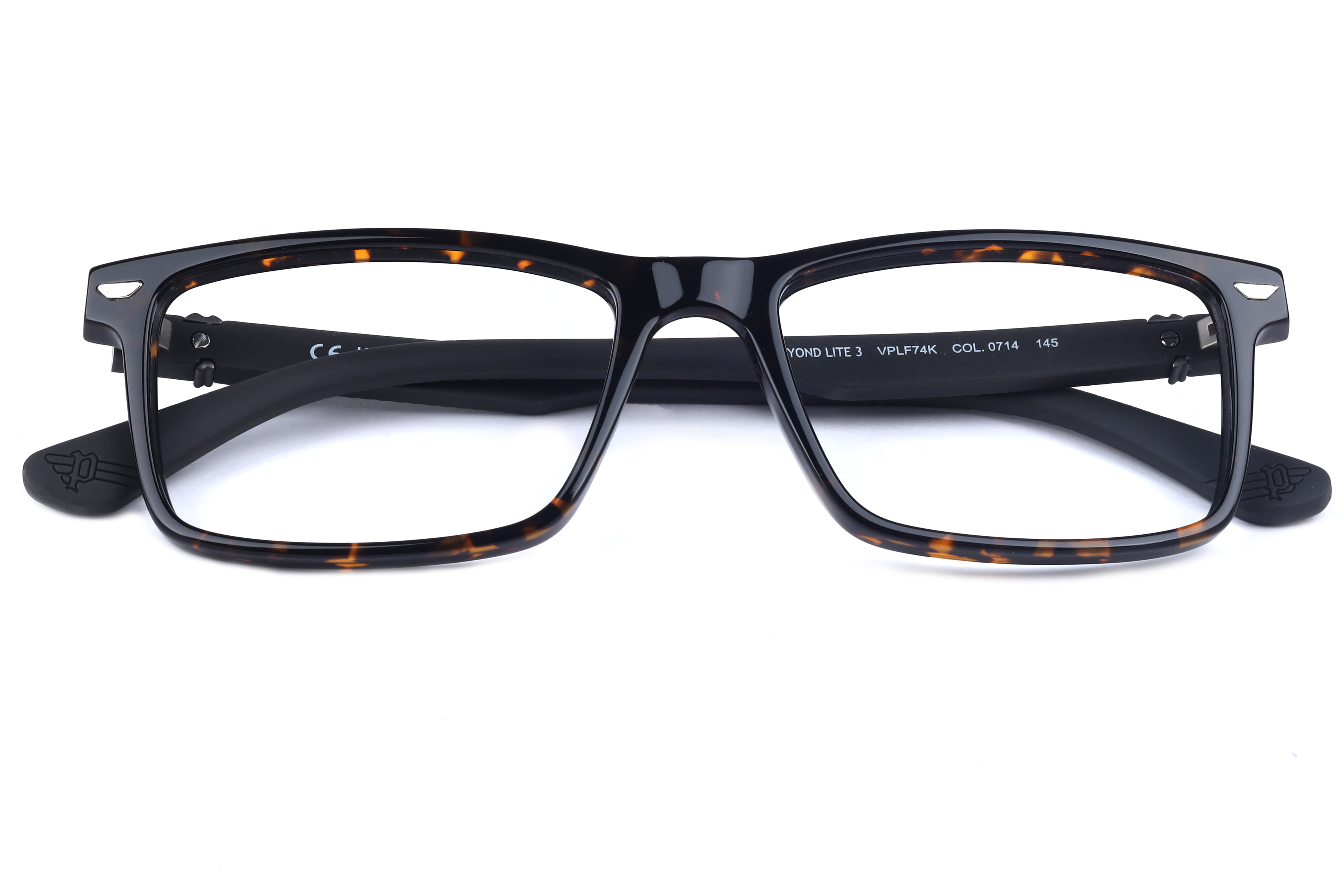 POLICE VPLF74K COL.0714 Frame — Havana frame — view 4