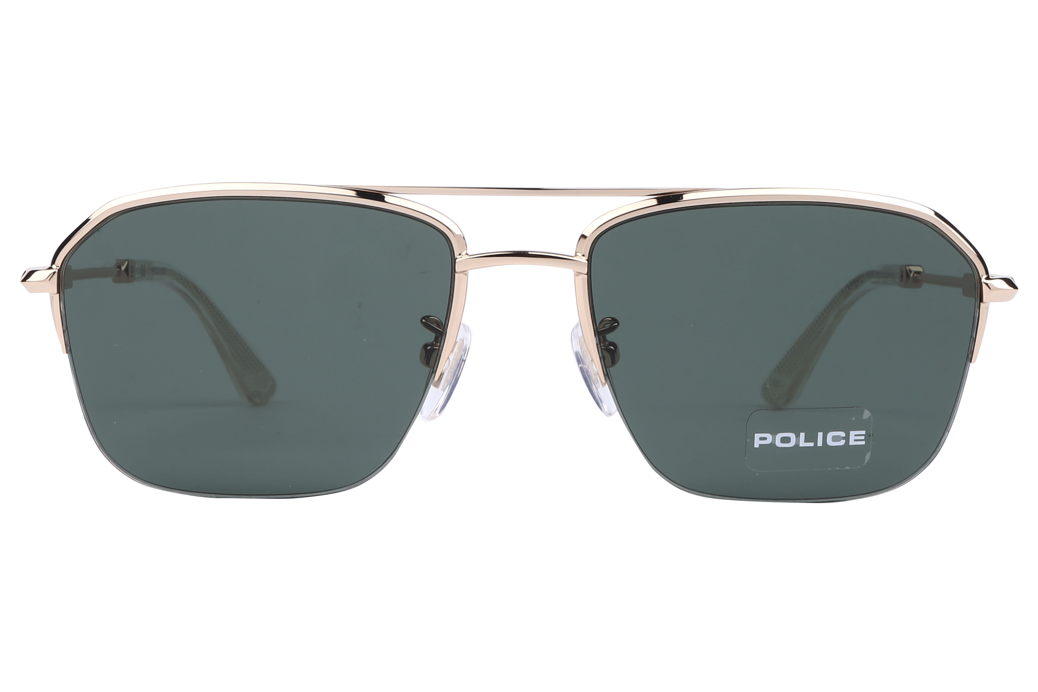 Police SPLL18K Sunglass Gold Male Supra Metal Sunglass — Gold frame — view 2