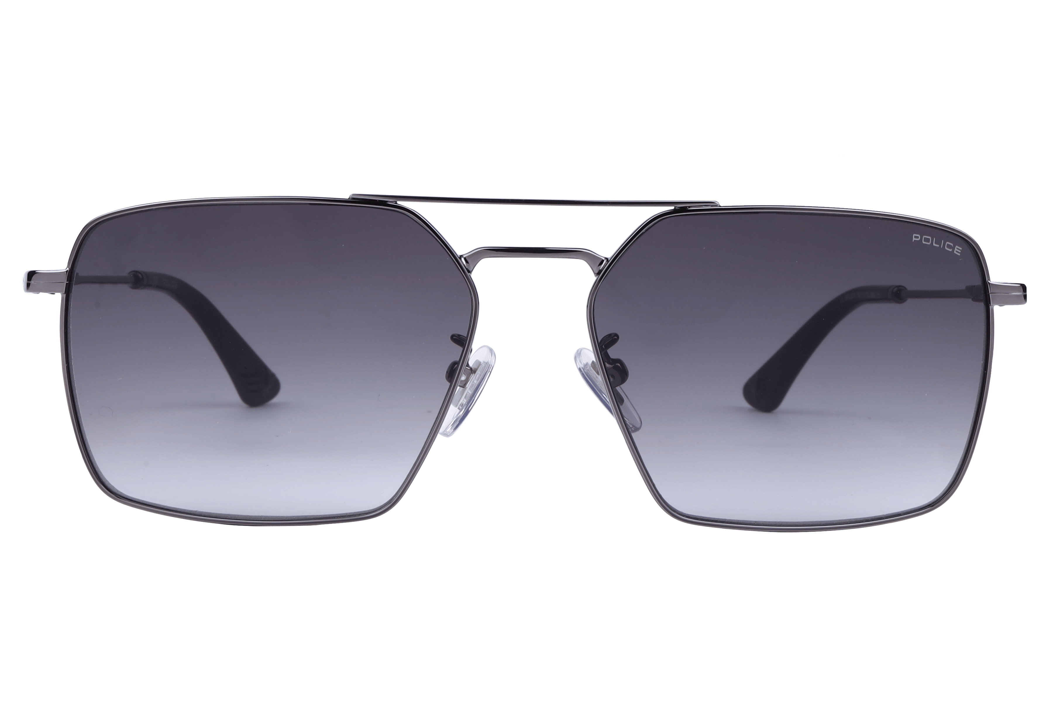 Police SPLL07K Sunglass Gun Metal Male Full Metal Sunglass — Gun Metal frame — view 2