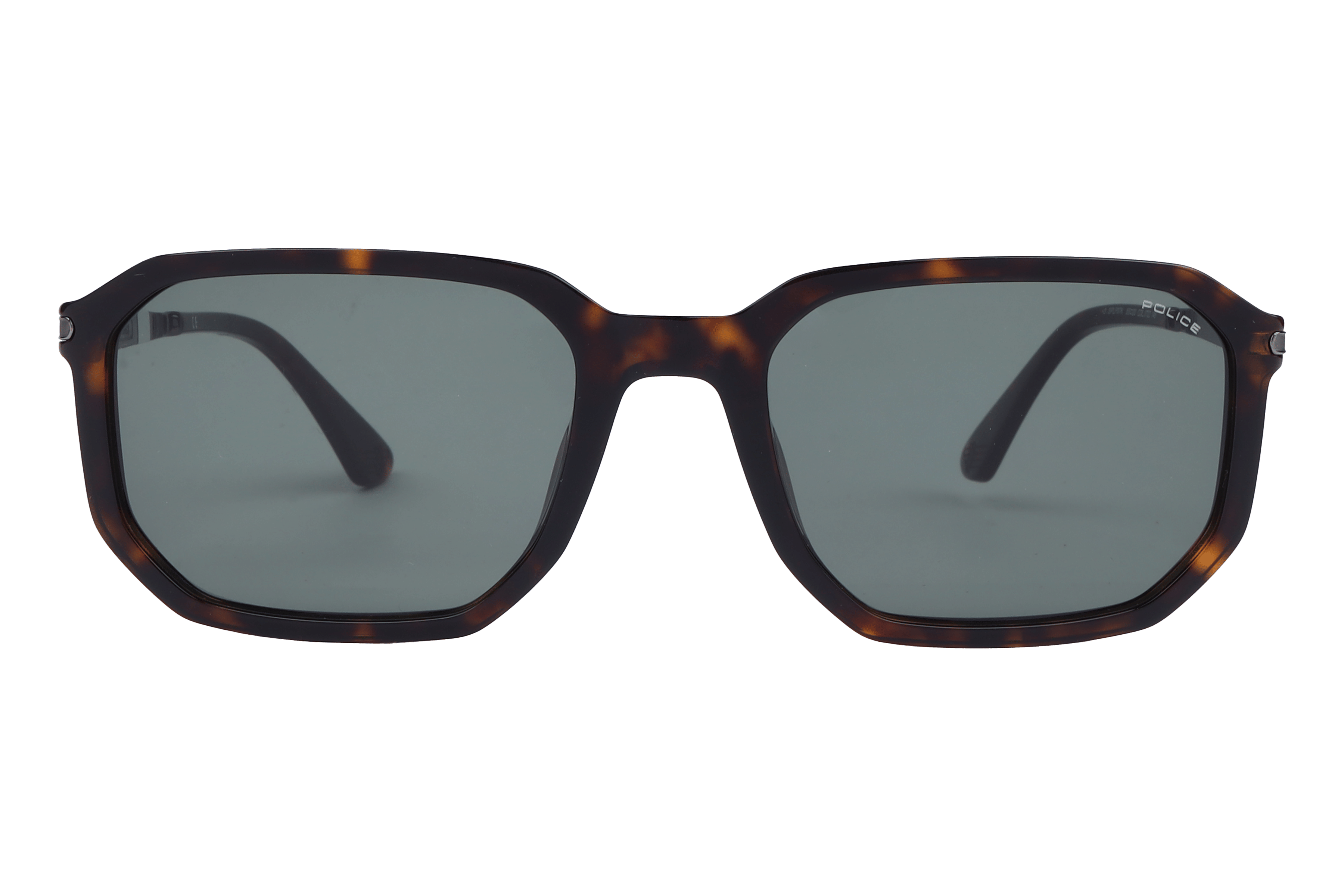 Police SPLF67K Sunglass Havana Male Full Metal Sunglass — Havana frame — view 2