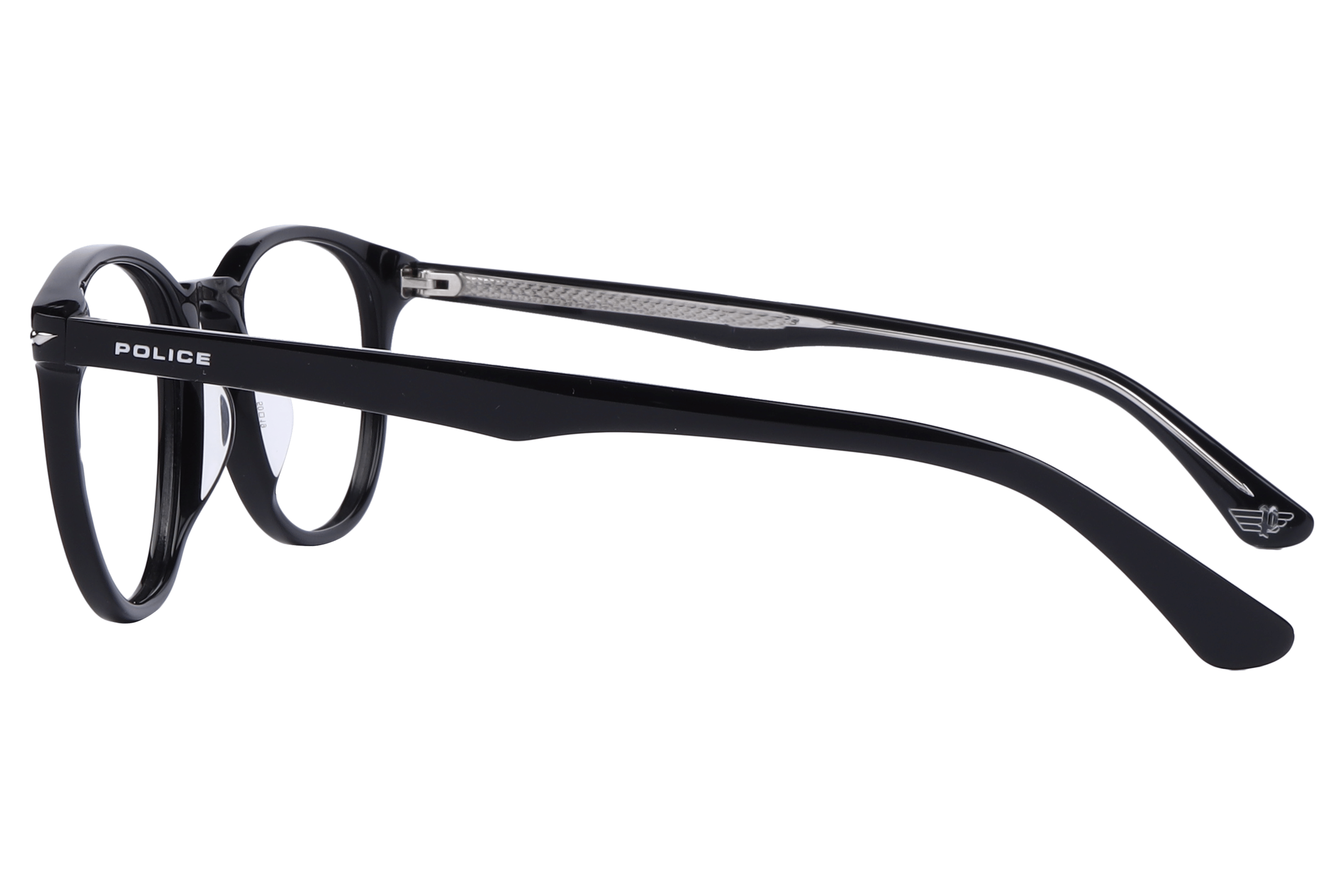 Police FR Police VPLG72K Frame Black Unisex Shell Shell Frame — Black frame — view 3